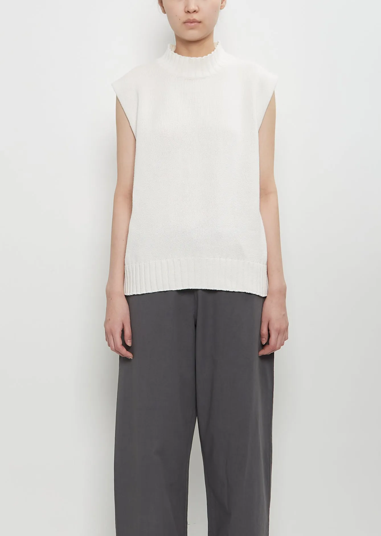 Cotton Flavio Vest sold by La Garconne