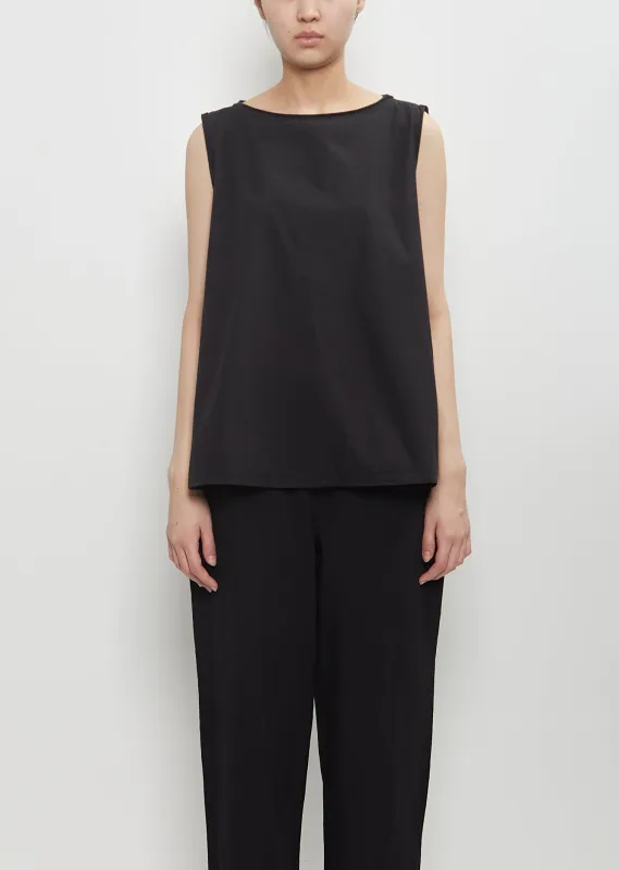 Cotton Gioia Tank — Black made by Labo.Art