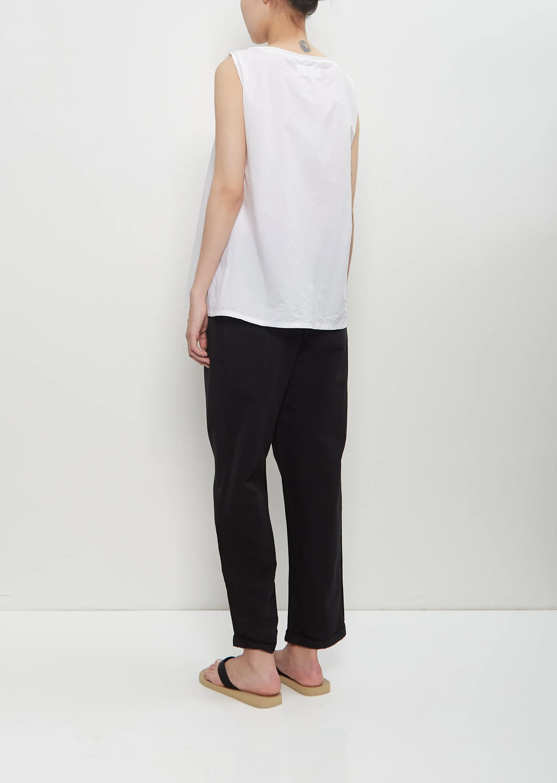 Cotton Gioia Tank — White sold by La Garconne product image thumbnail 3