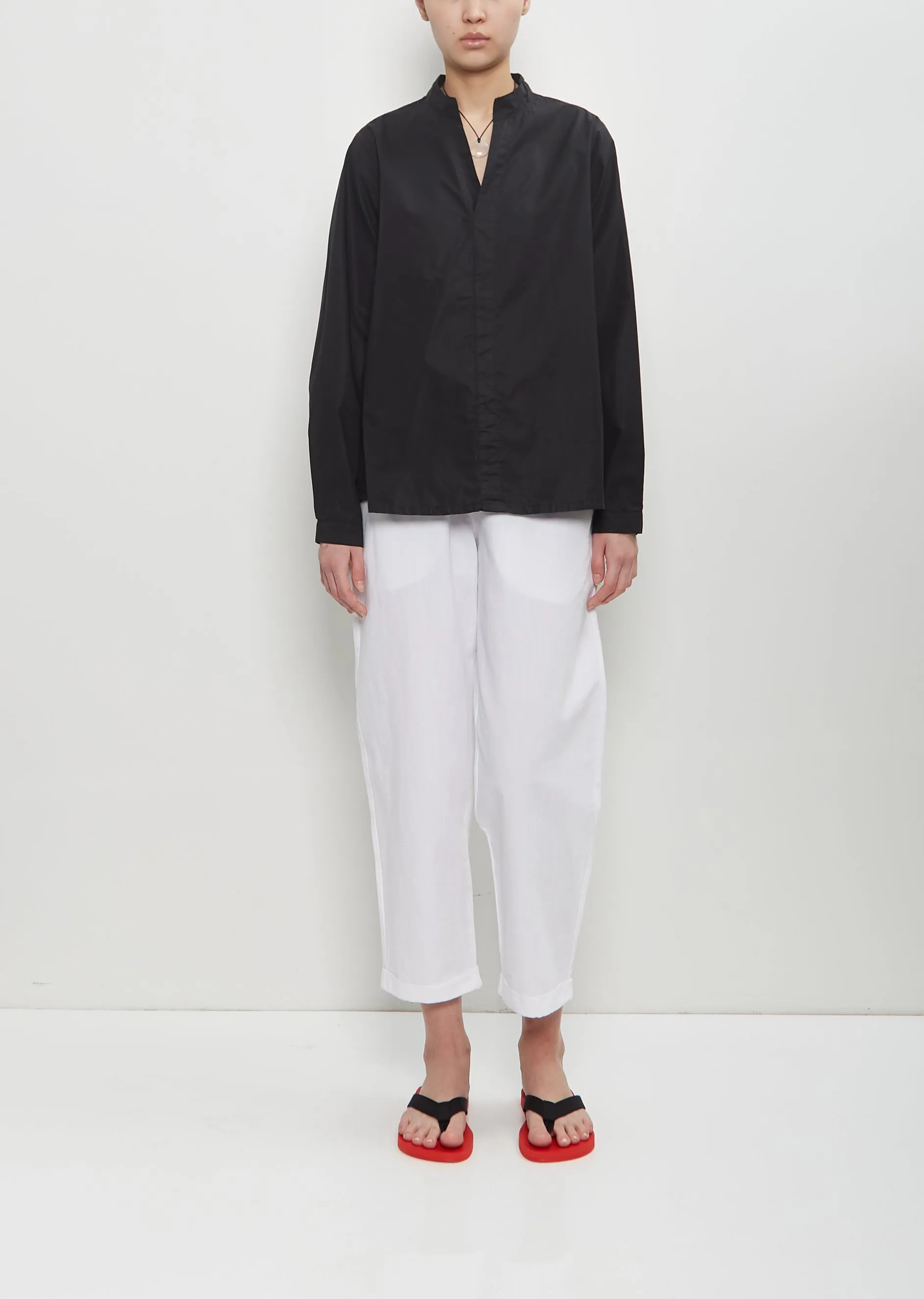 Cotton Dante Shirt — Black sold by La Garconne product image thumbnail 5