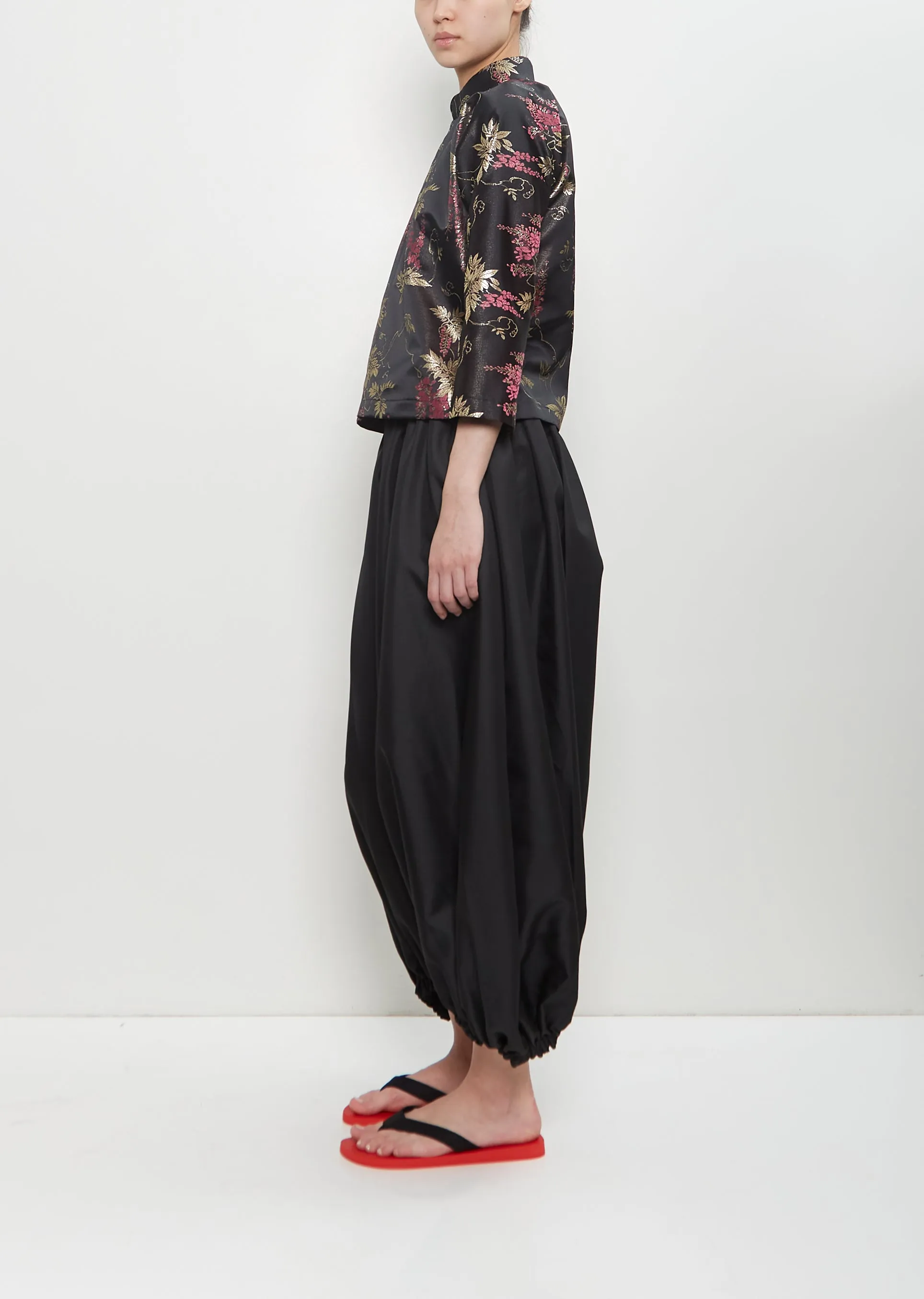 Gabardine Balloon Trousers sold by La Garconne product image thumbnail 2