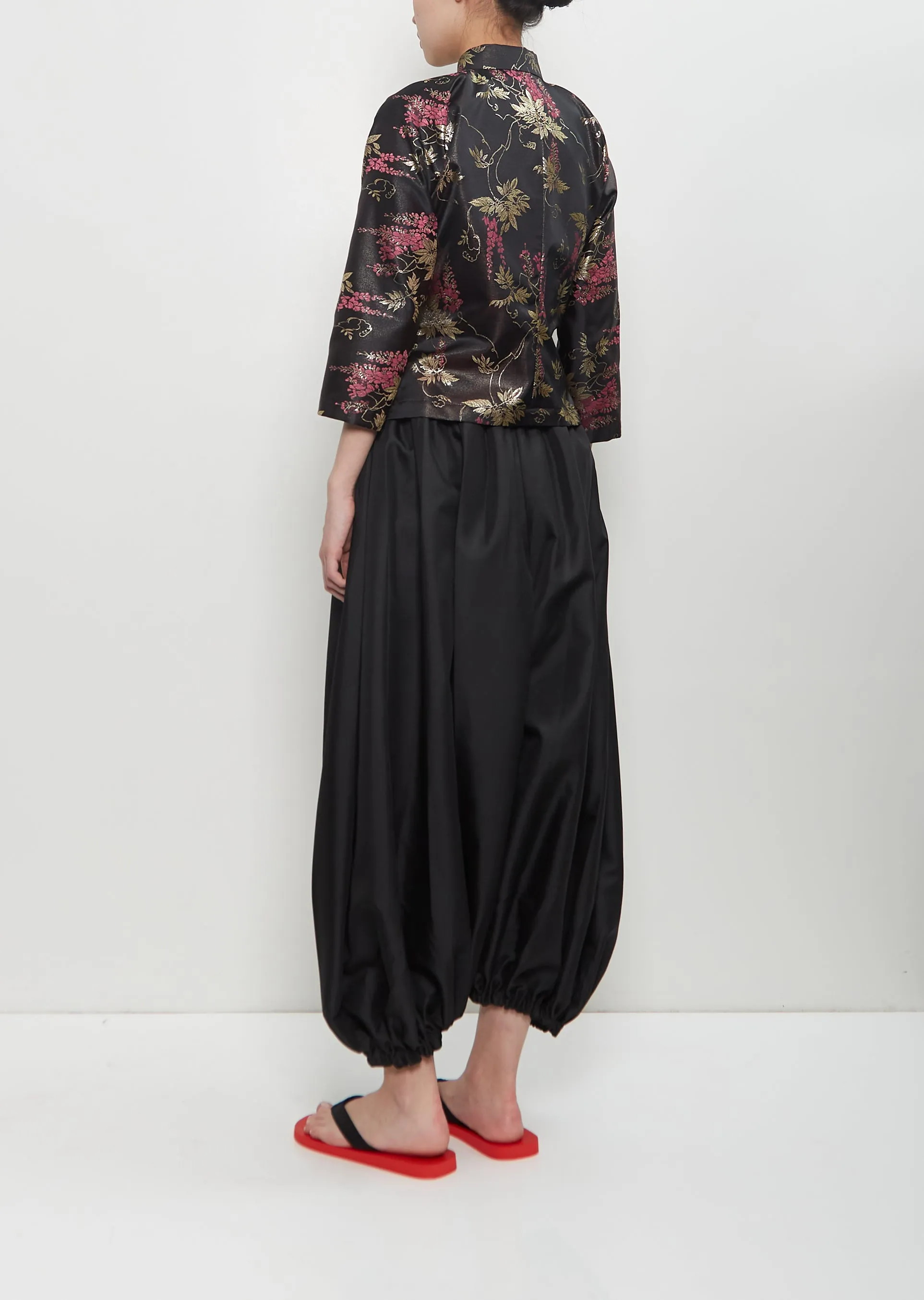 Gabardine Balloon Trousers sold by La Garconne product image thumbnail 3