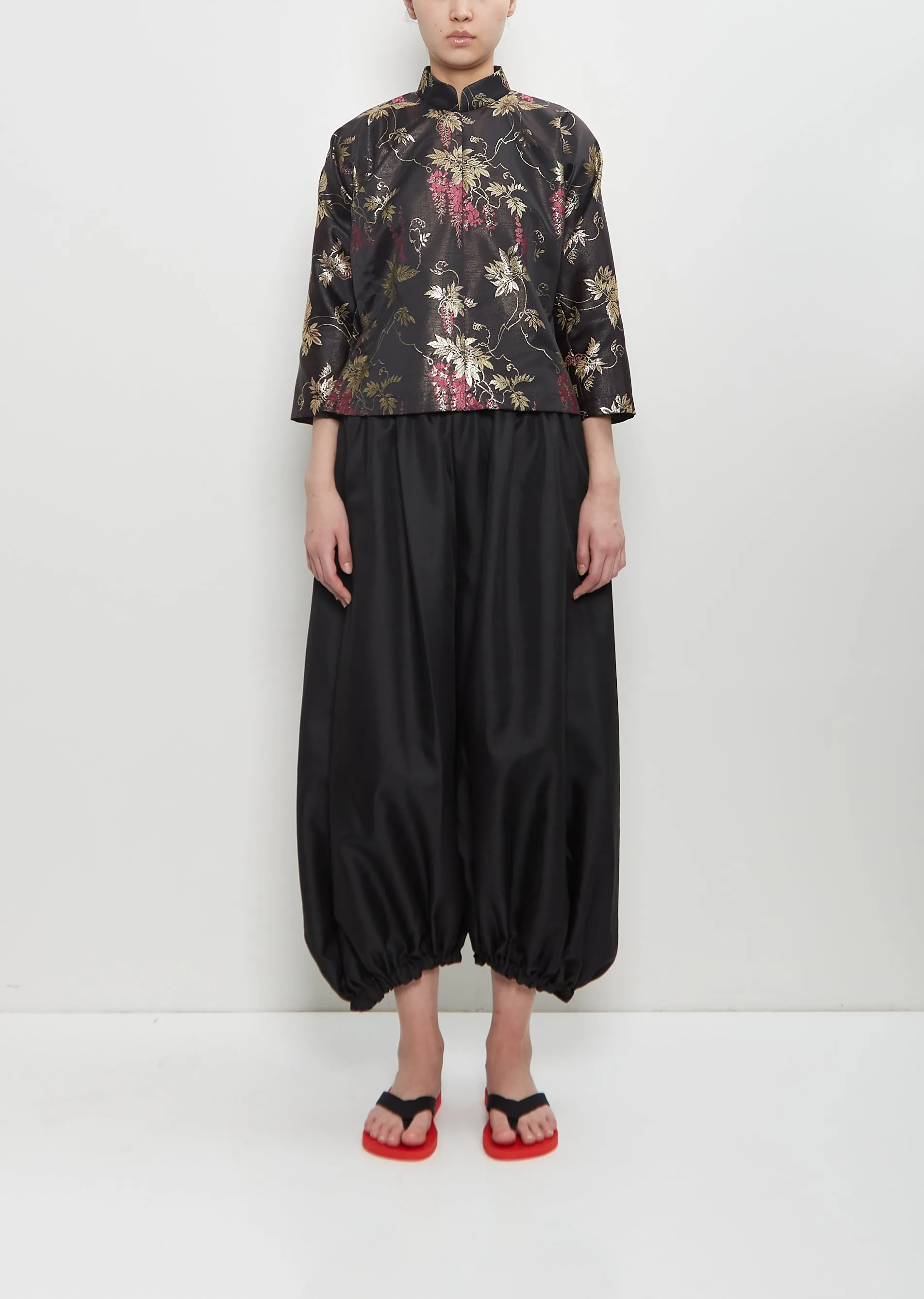 Gabardine Balloon Trousers sold by La Garconne