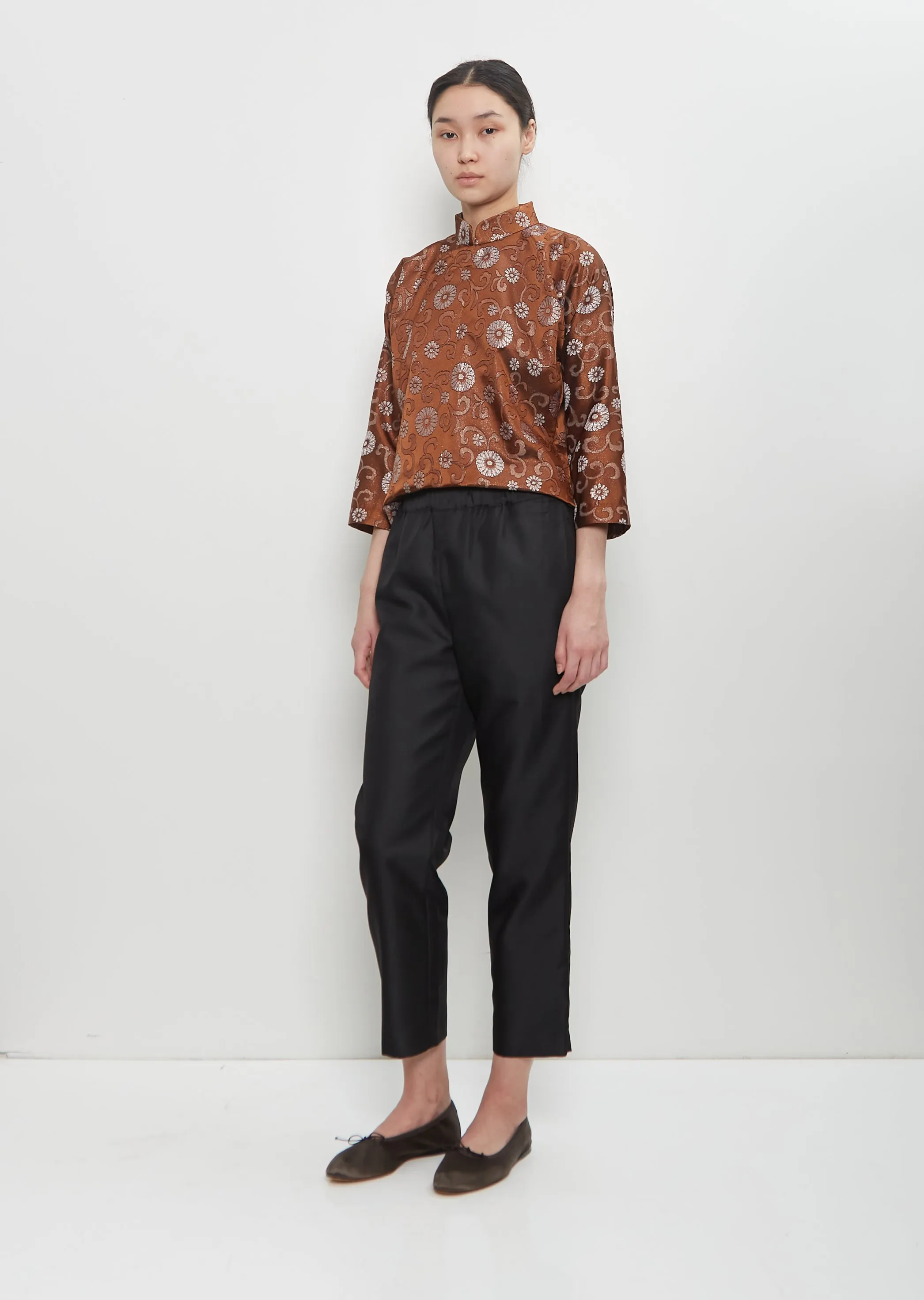 Gabardine Tapered Trouser sold by La Garconne product image thumbnail 4