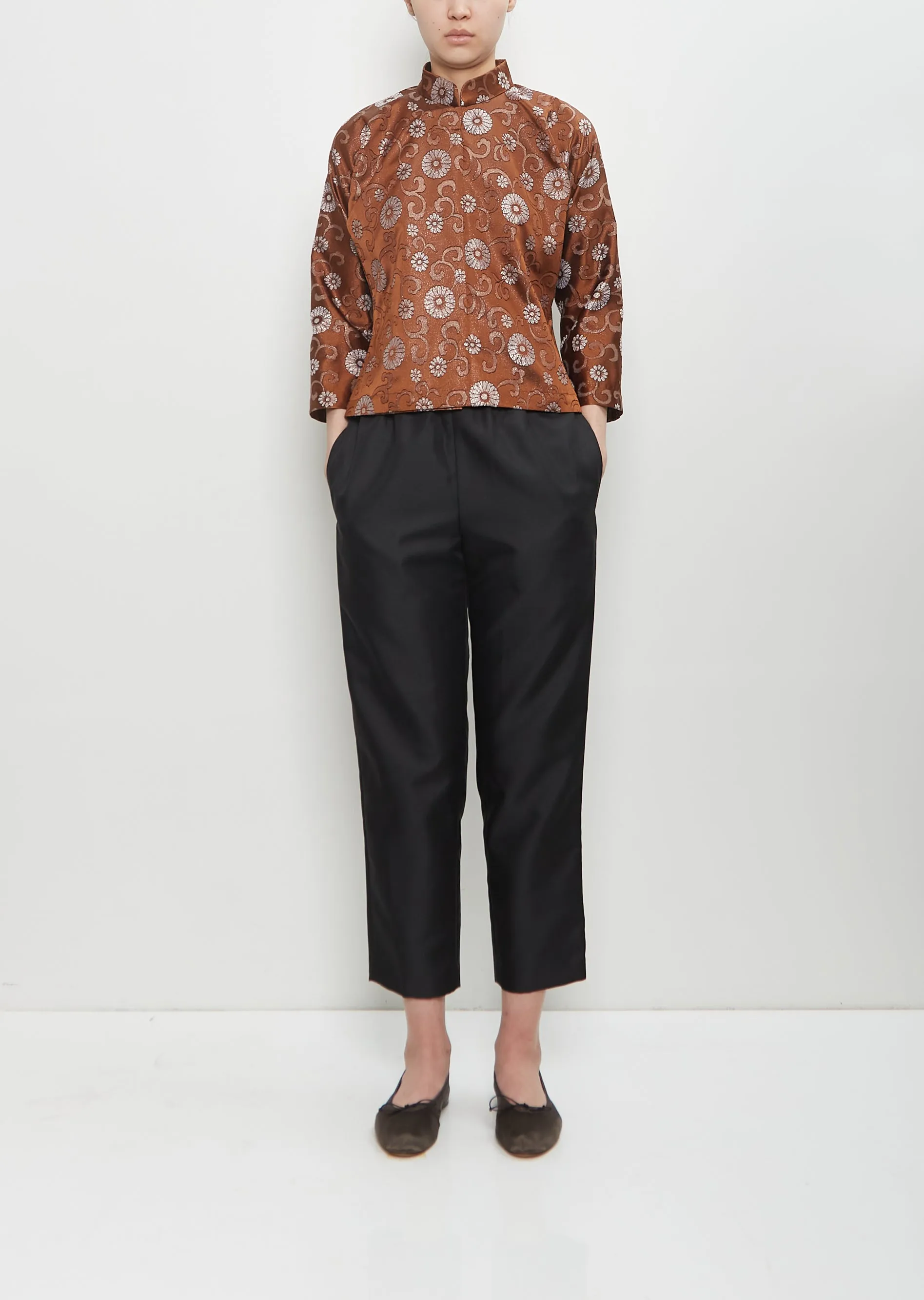 Gabardine Tapered Trouser sold by La Garconne