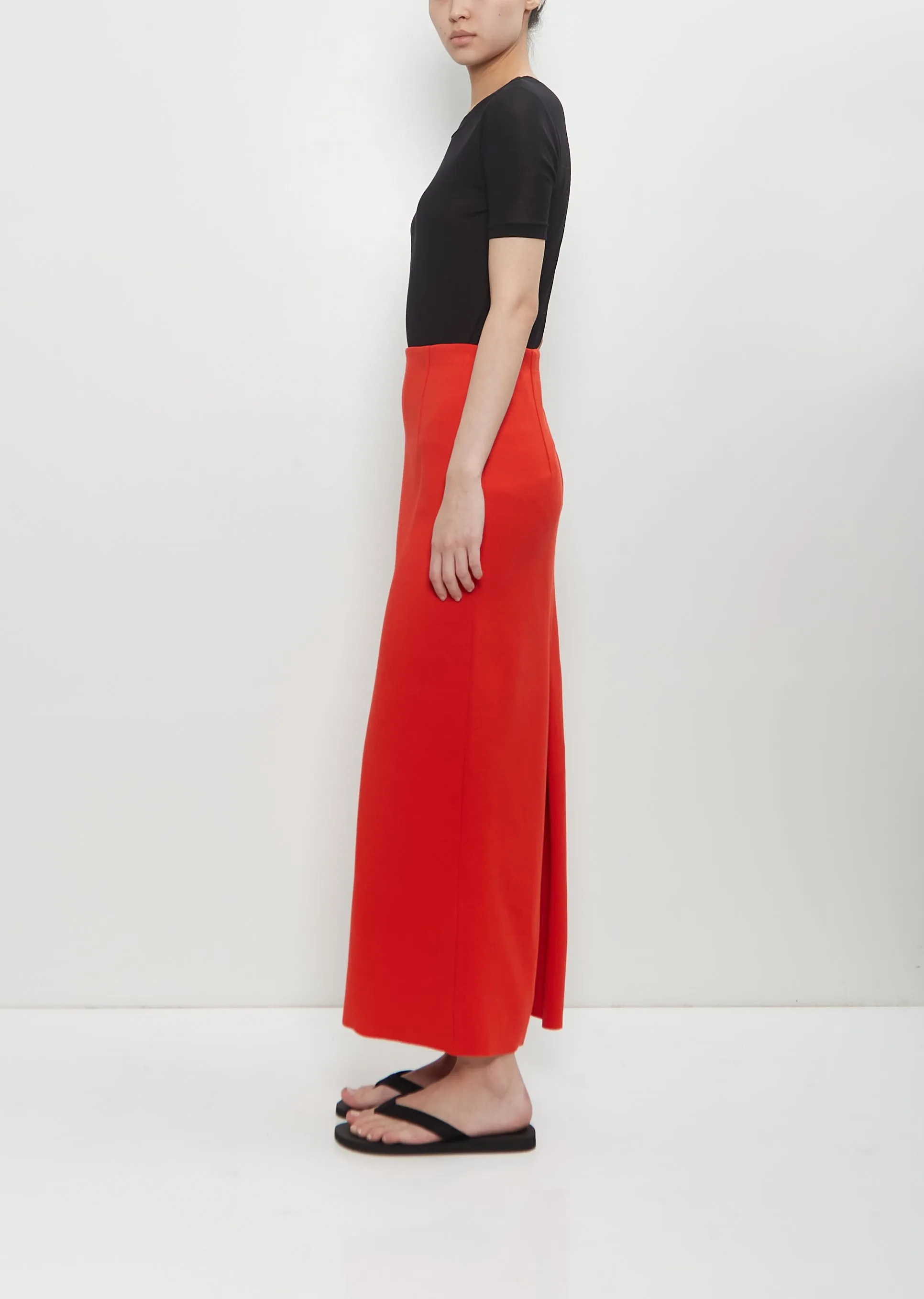 Cotton Silk Strech Double Face Knit Skirt sold by La Garconne product image thumbnail 2