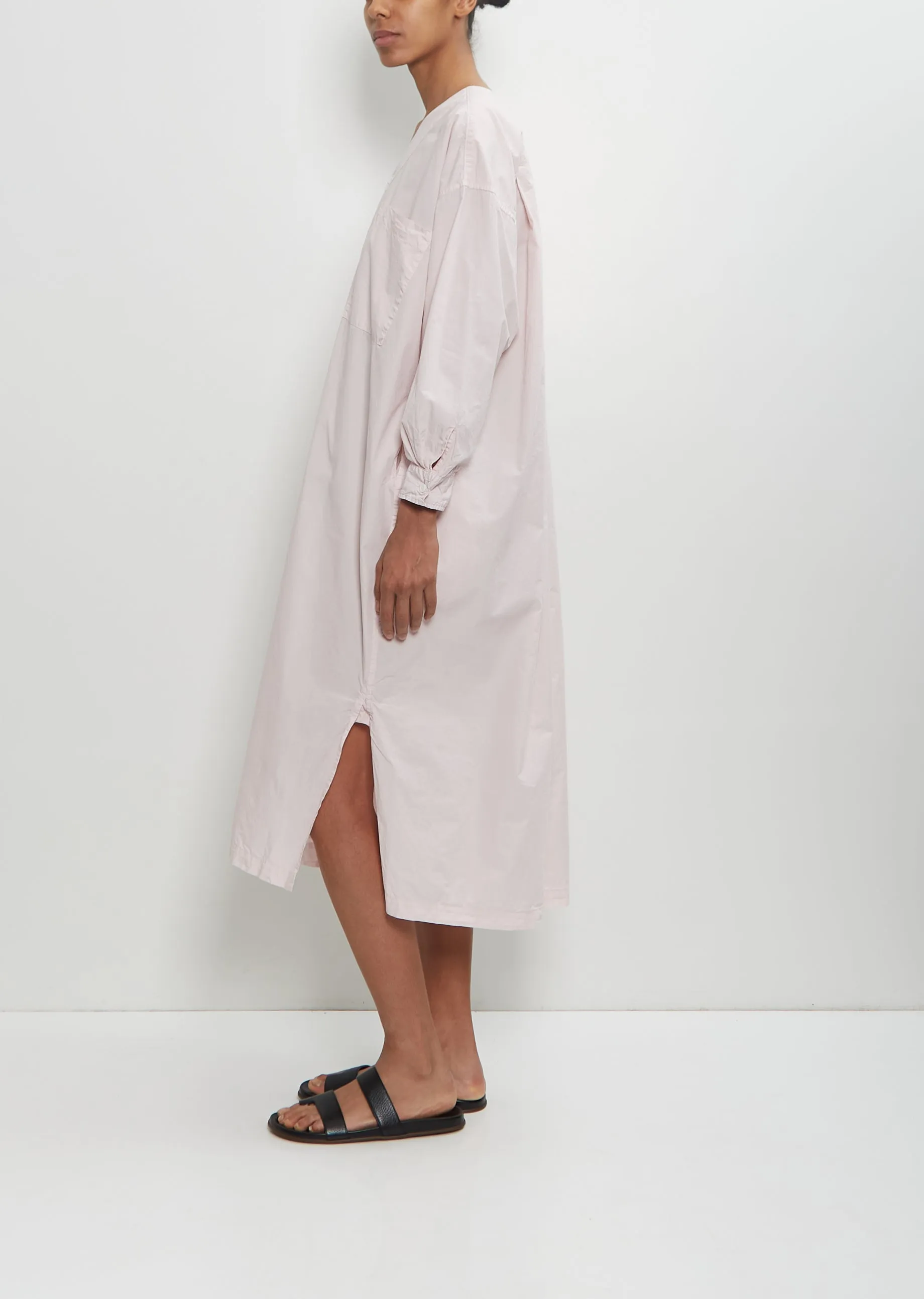 Cotton Pleated Sleeping Shirt Dress sold by La Garconne product image thumbnail 2