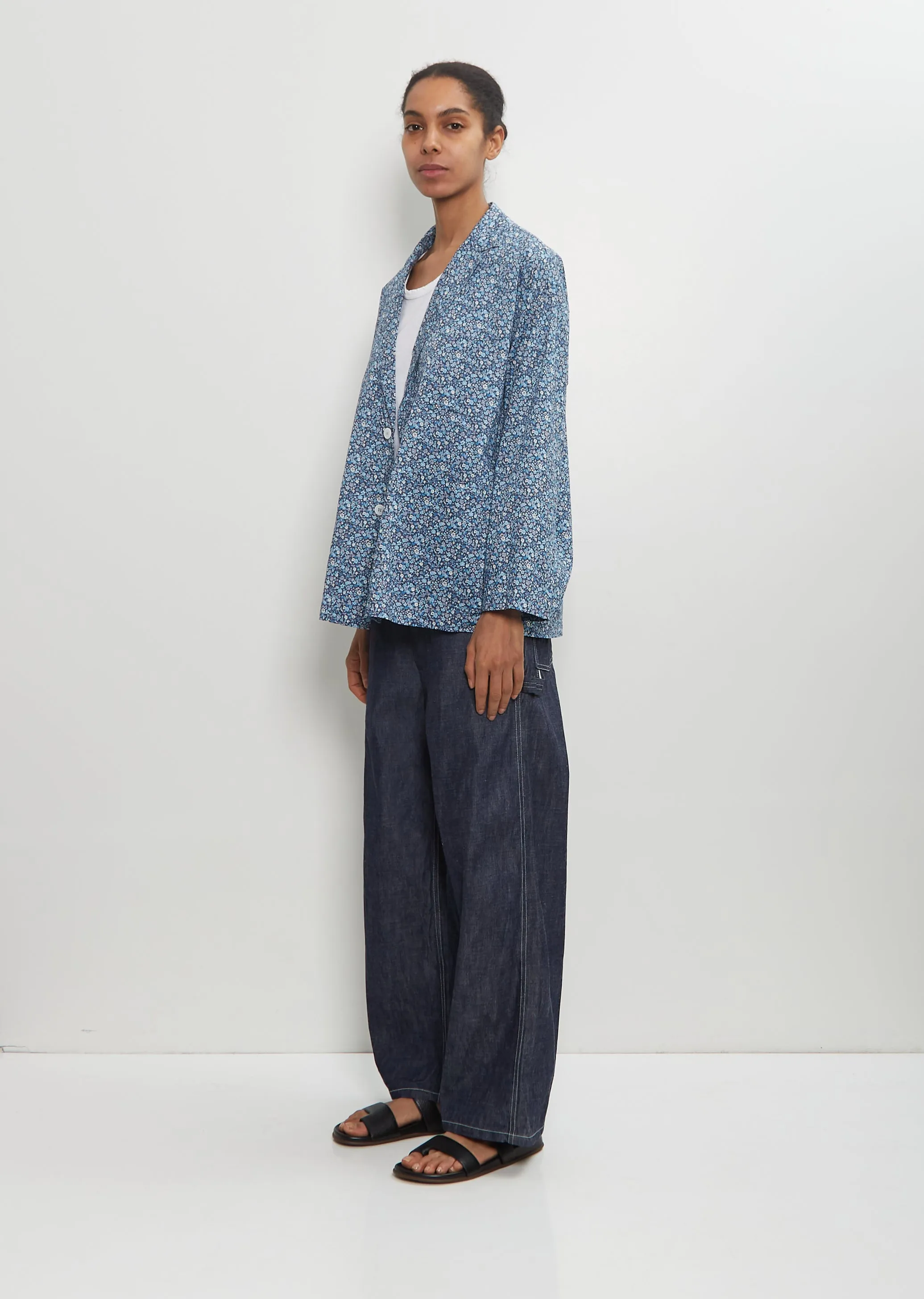 Cotton Atelier Jacket — Navy sold by La Garconne product image thumbnail 4