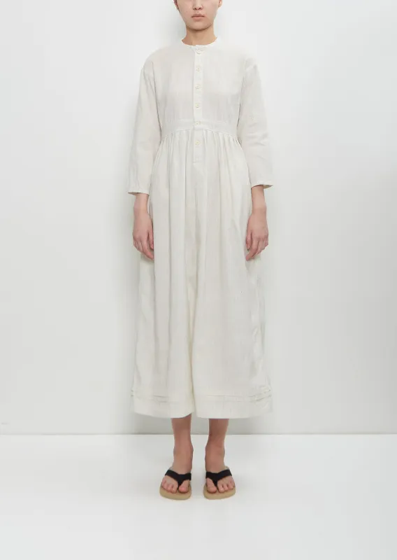 Wool Linen Lancaster Woven Dress made by Visvim