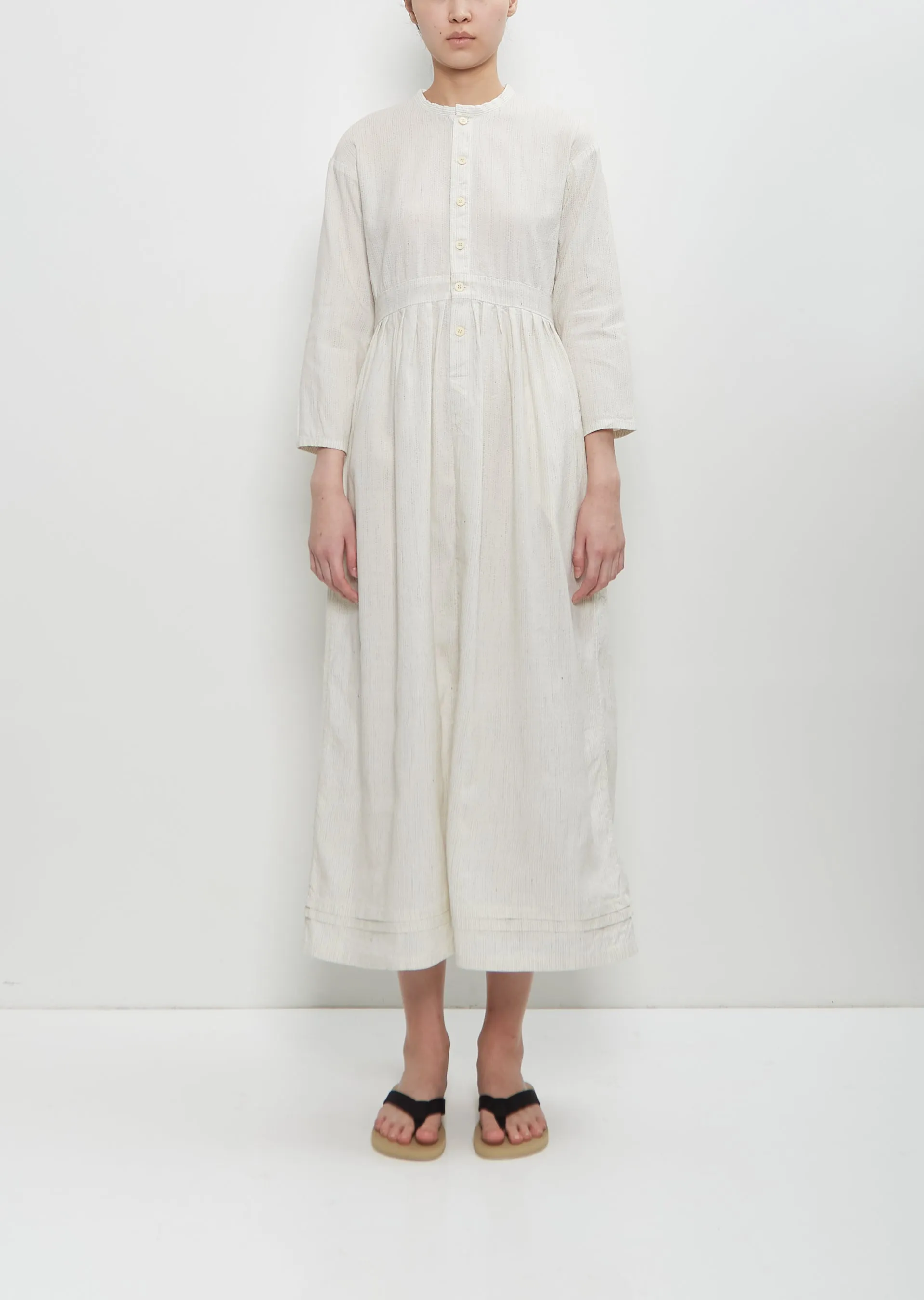Wool Linen Lancaster Woven Dress sold by La Garconne