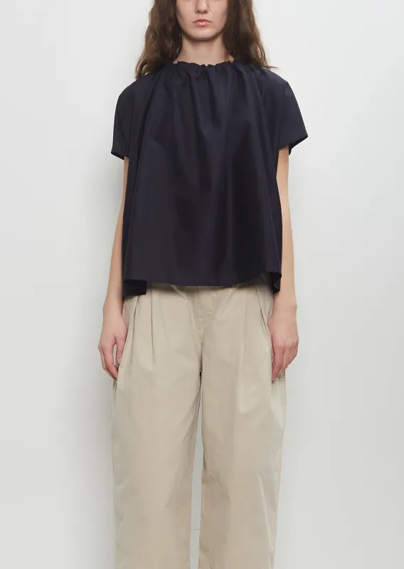 The Poet Cotton Silk Top sold by La Garconne