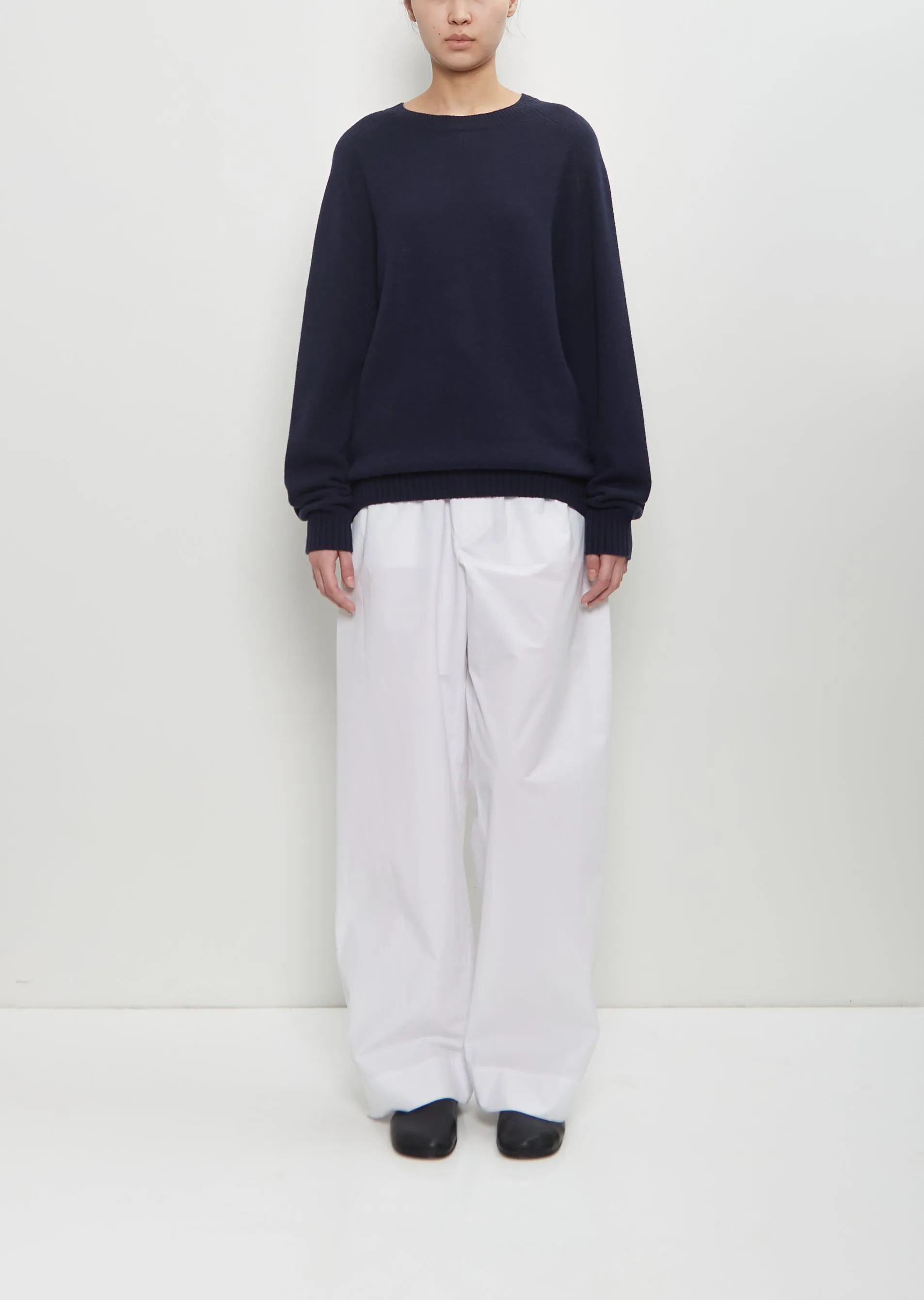 Cashmere Bow Collar Pullover sold by La Garconne product image thumbnail 5