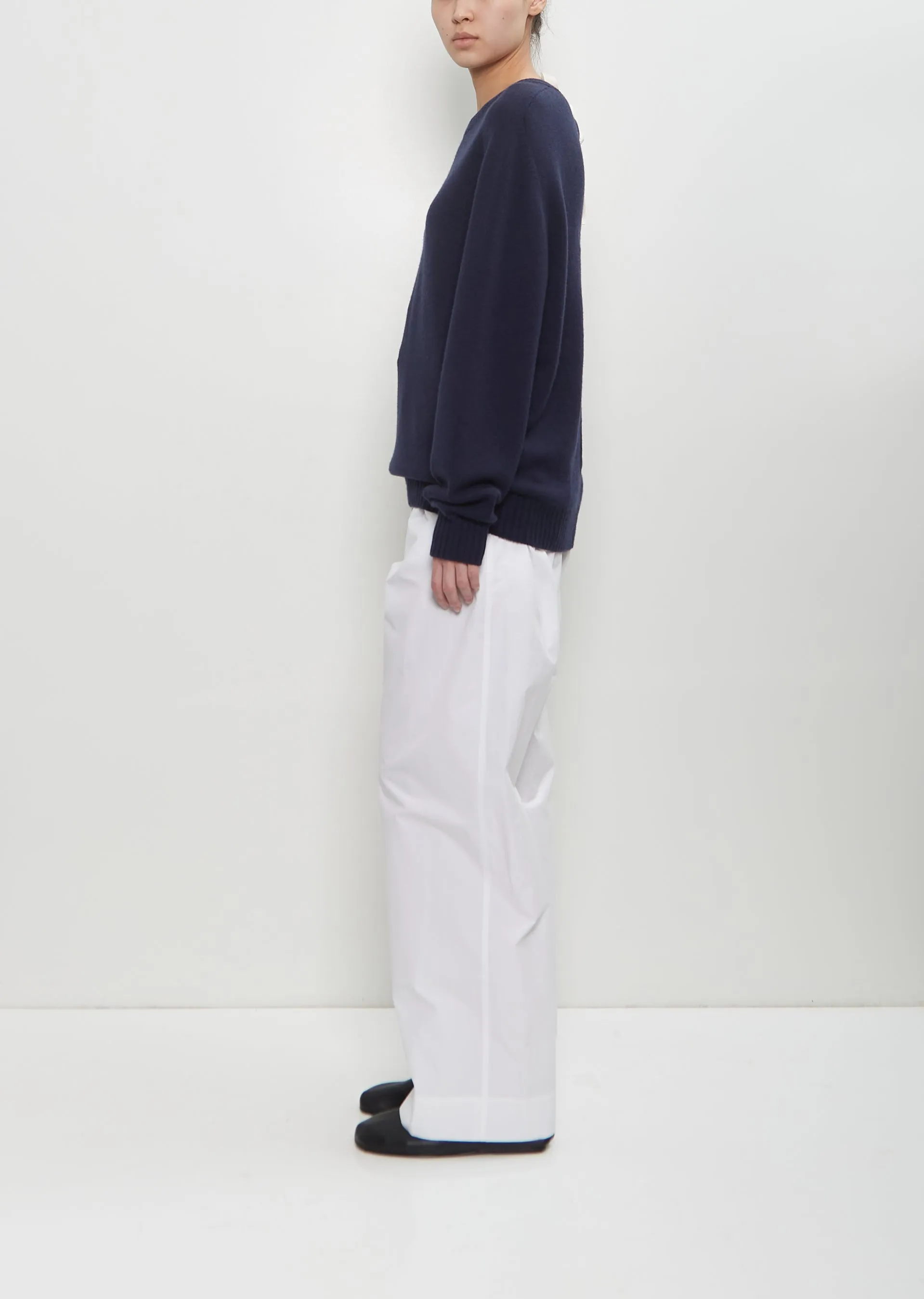 Cashmere Bow Collar Pullover sold by La Garconne product image thumbnail 2