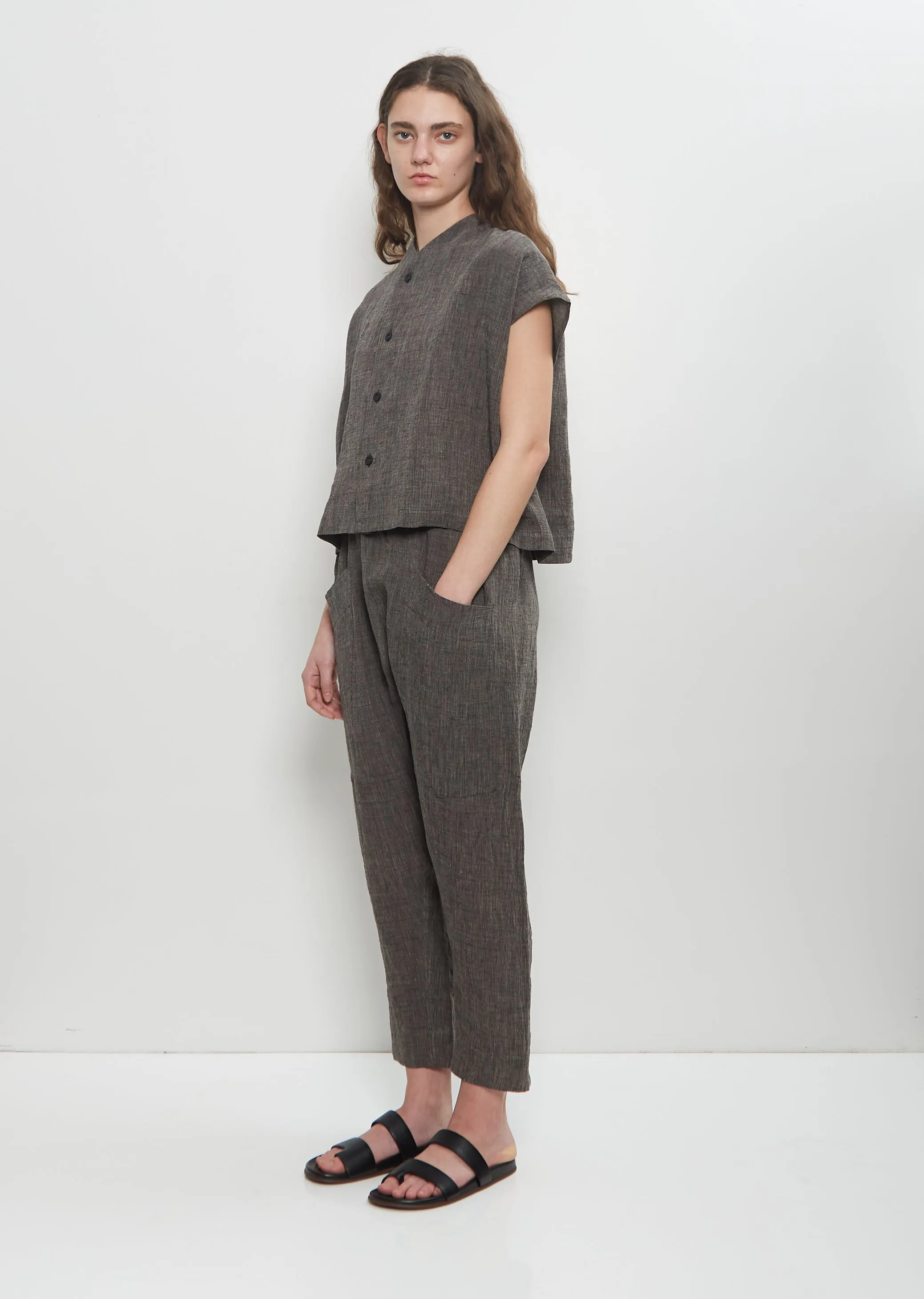 The Chandler Linen Shirt sold by La Garconne product image thumbnail 4