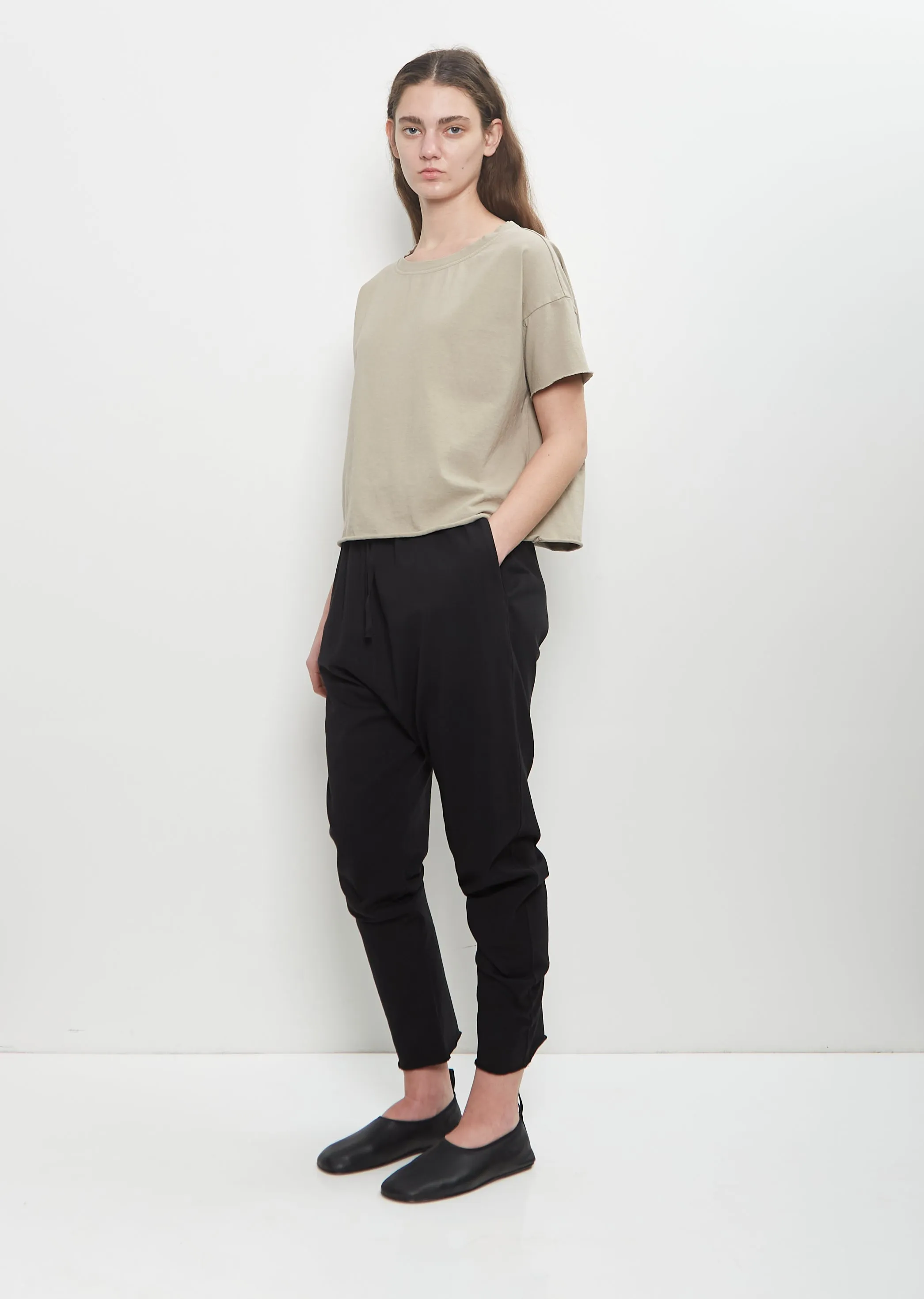 Heavy Cotton Pantalone New Basic — Black sold by La Garconne product image thumbnail 4