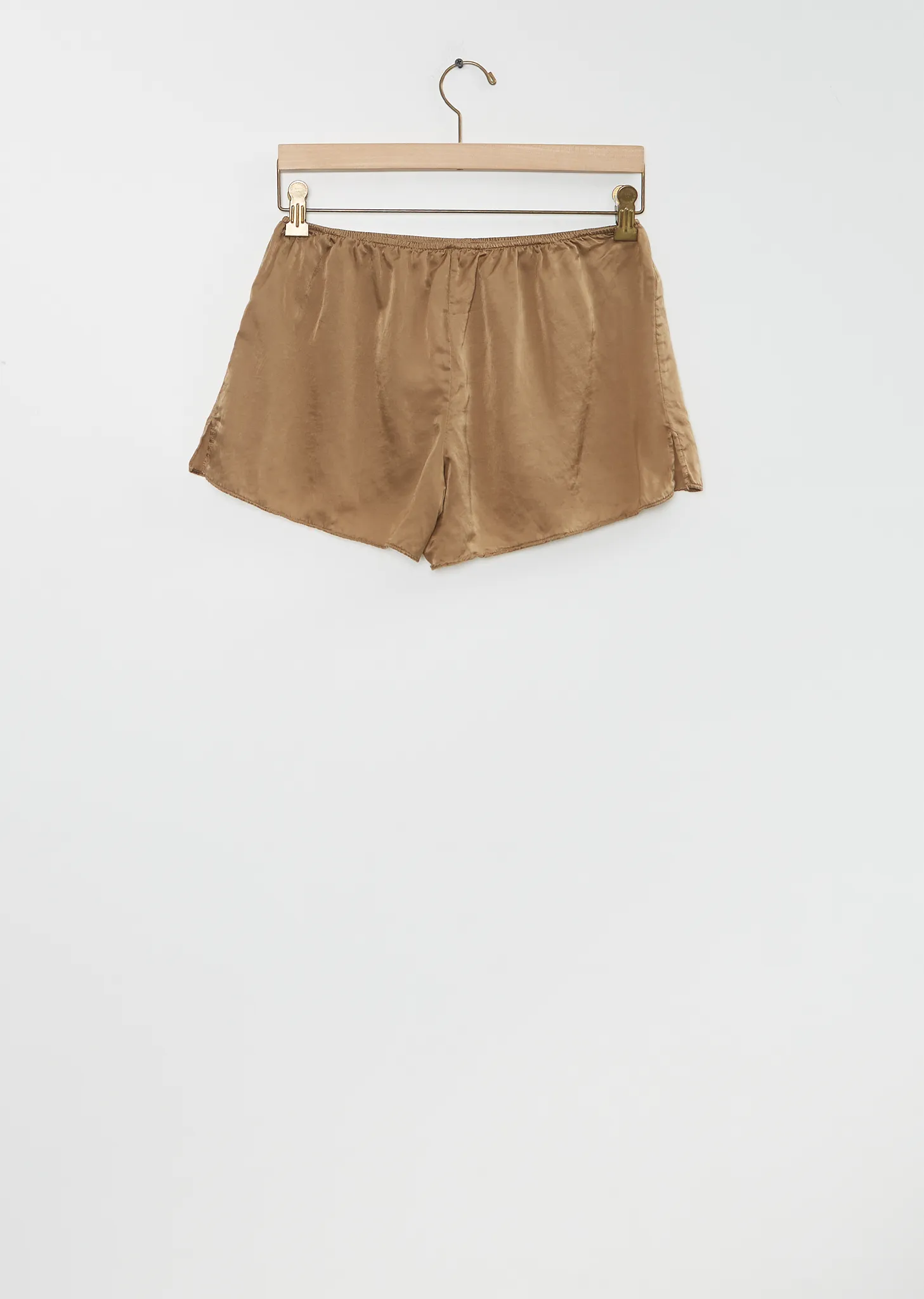 Silk Cotton Culotte Short — Gold sold by La Garconne product image thumbnail 2