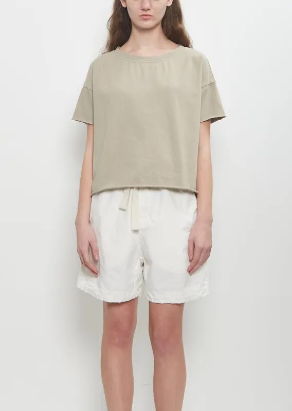 Heavy Cotton T-Shirt — Stone sold by La Garconne