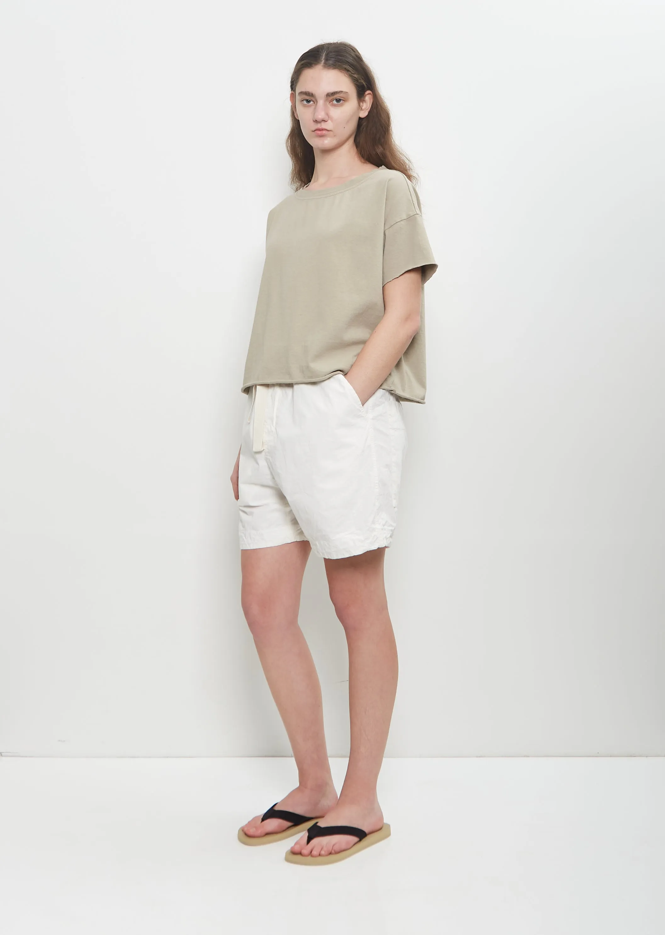 Cotton Canvas Shorts — Milk sold by La Garconne product image thumbnail 4