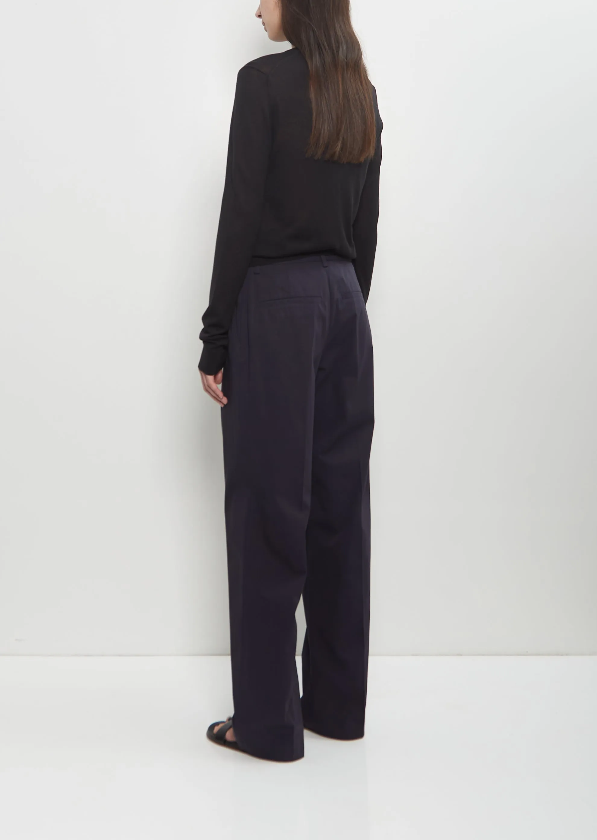Cotton Slanted Pocket Trousers sold by La Garconne product image thumbnail 3