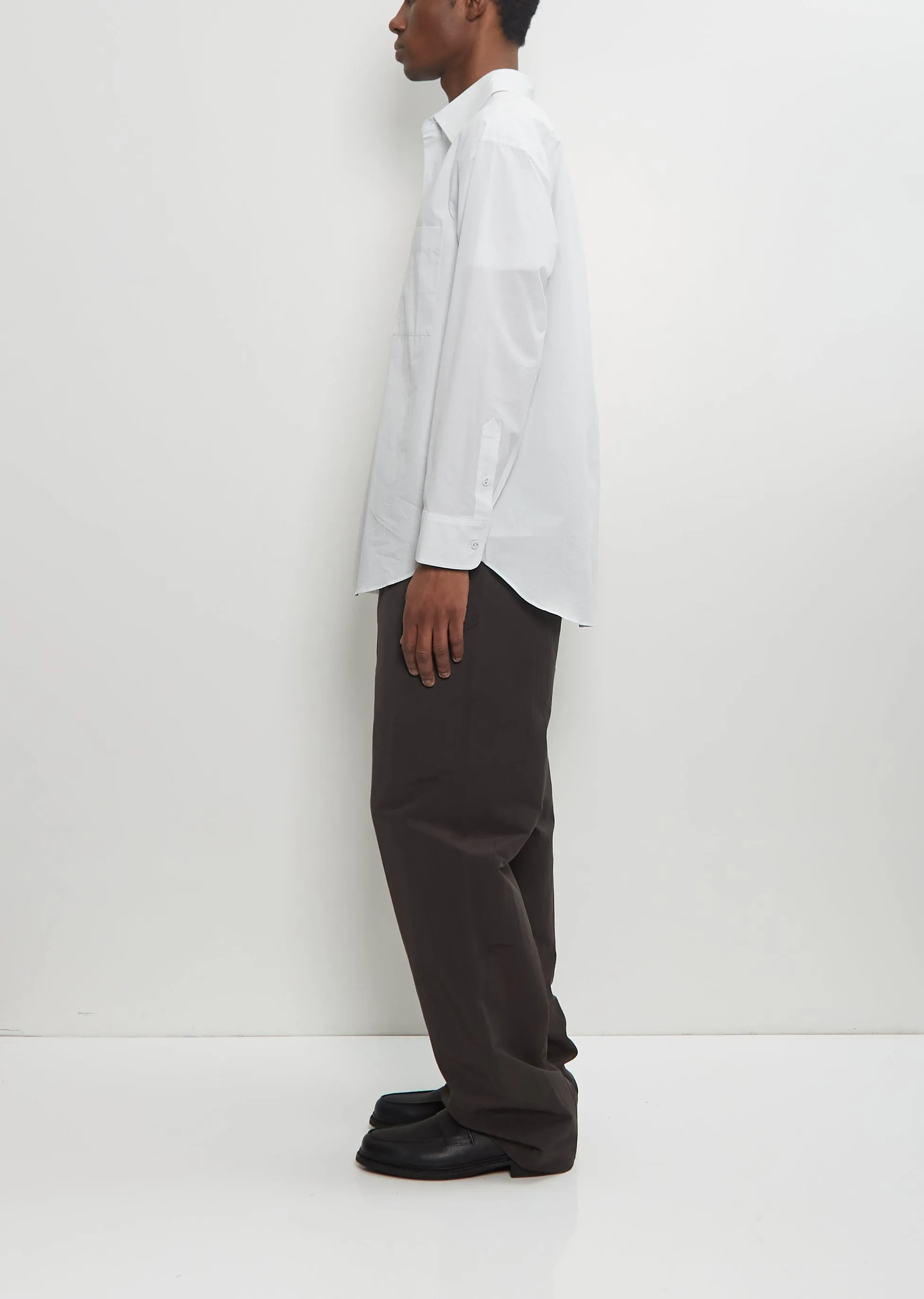 Doris Shirt — Light Grey sold by La Garconne product image thumbnail 2