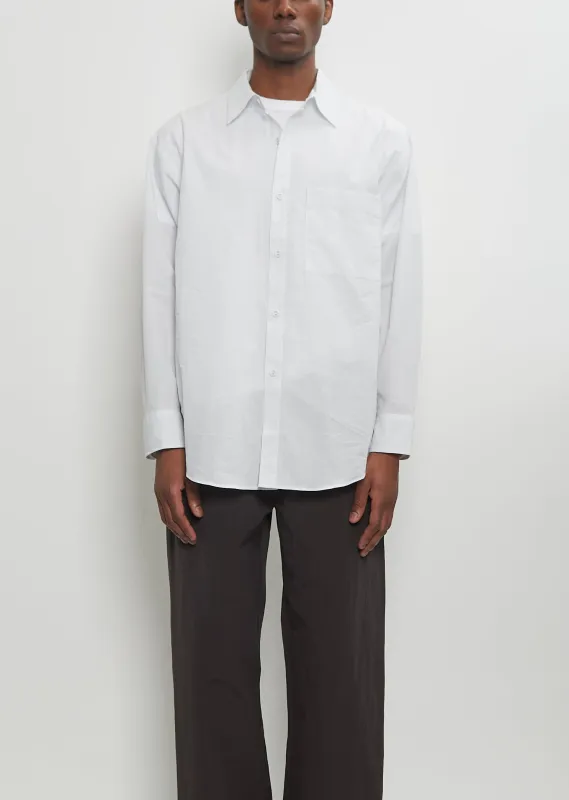 Doris Shirt — Light Grey sold by La Garconne
