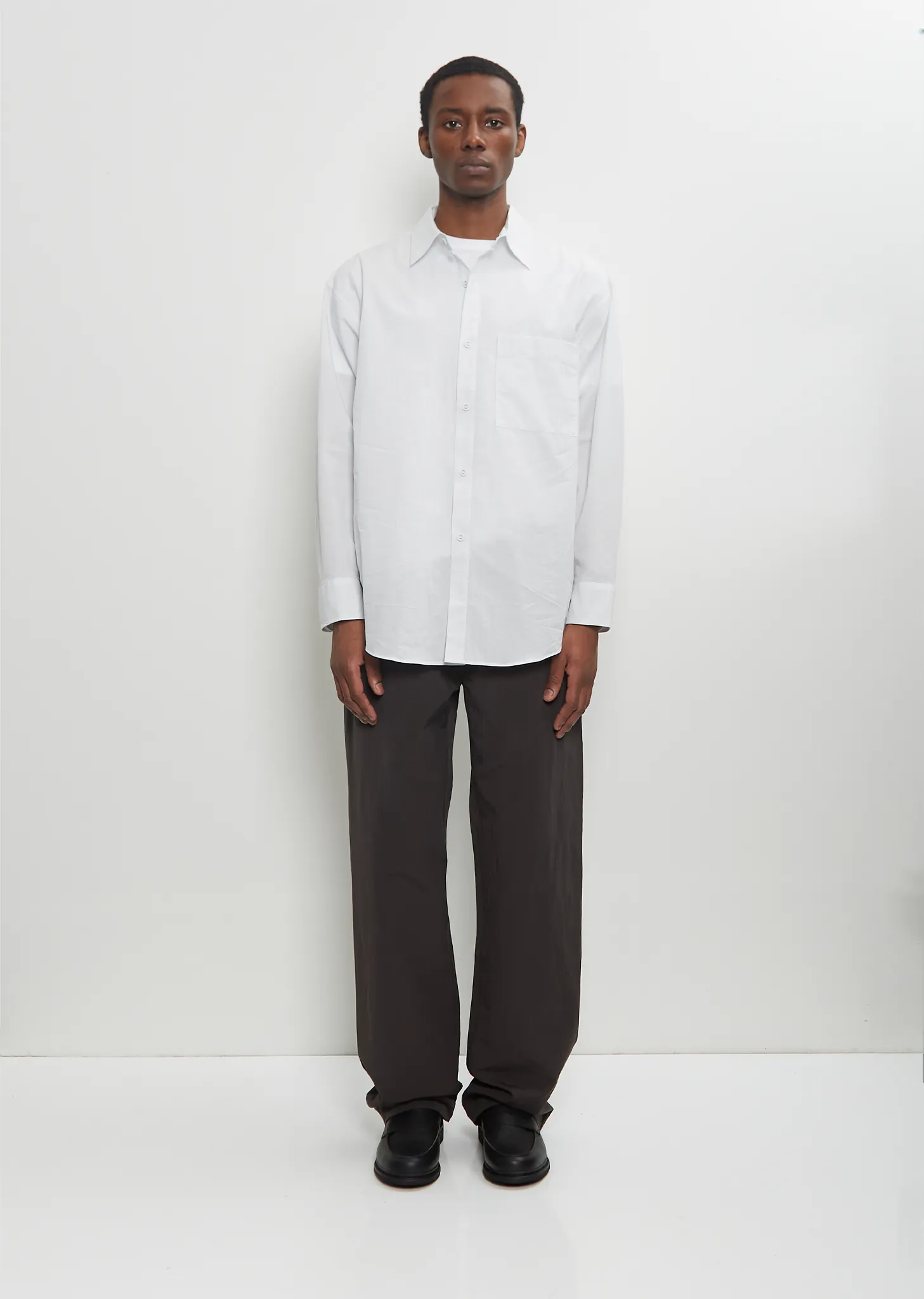 Doris Shirt — Light Grey sold by La Garconne product image thumbnail 4