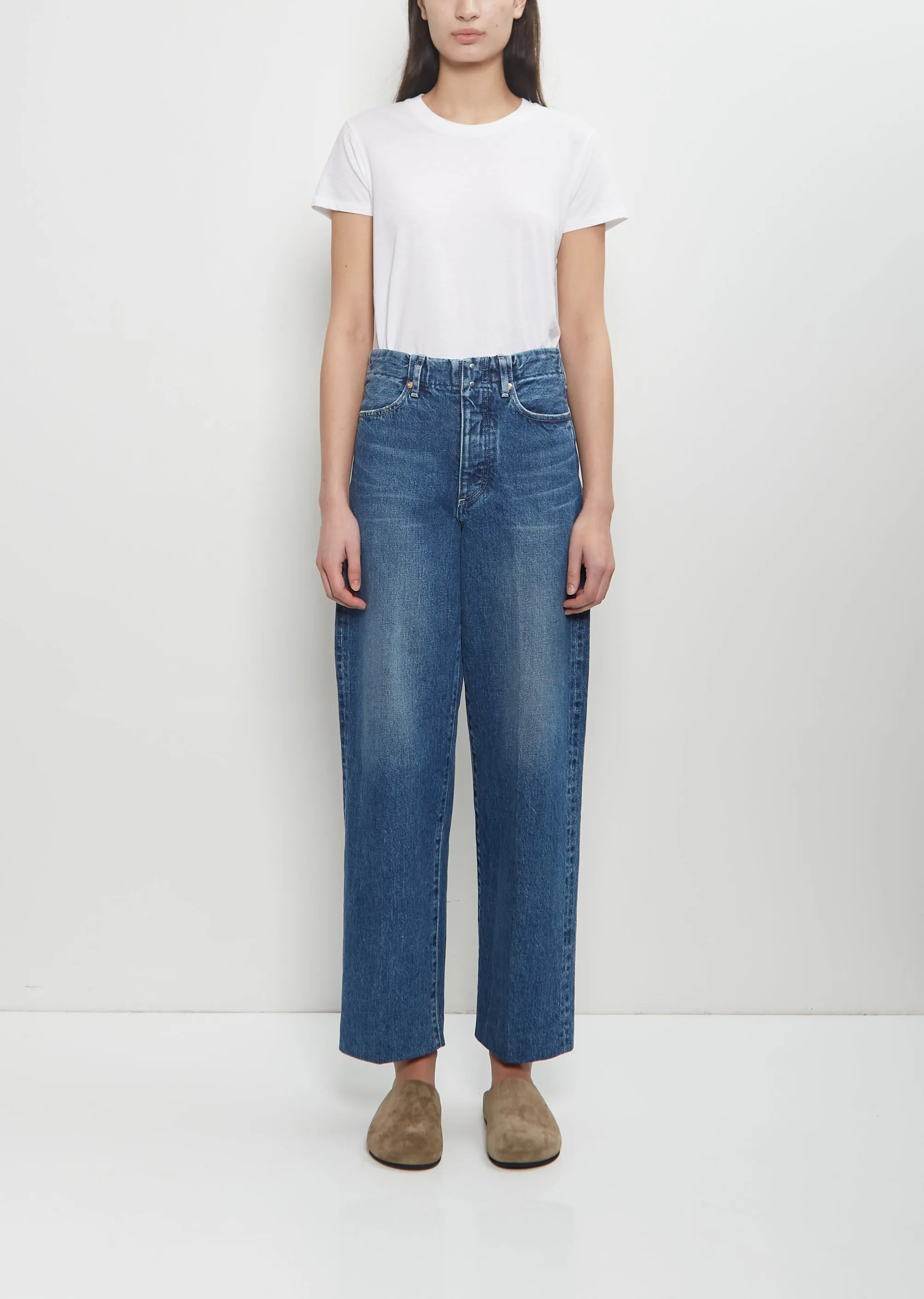 The Jean Trousers — Vintage Blue sold by La Garconne