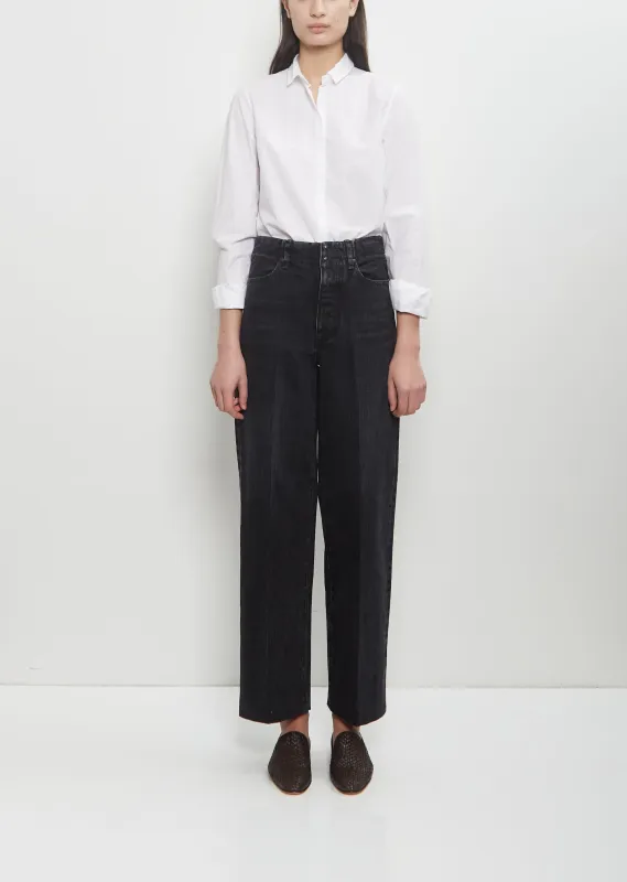The Jean Trousers — Black sold by La Garconne