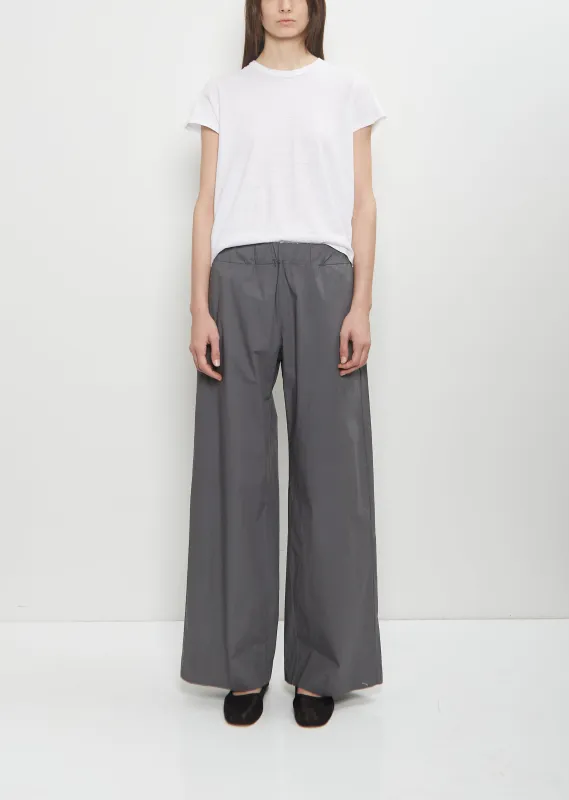 Cotton Diana Pant — Grey sold by La Garconne