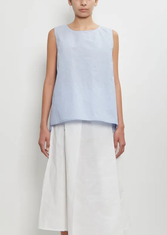 Cotton Brody Loose Top — Sky sold by La Garconne