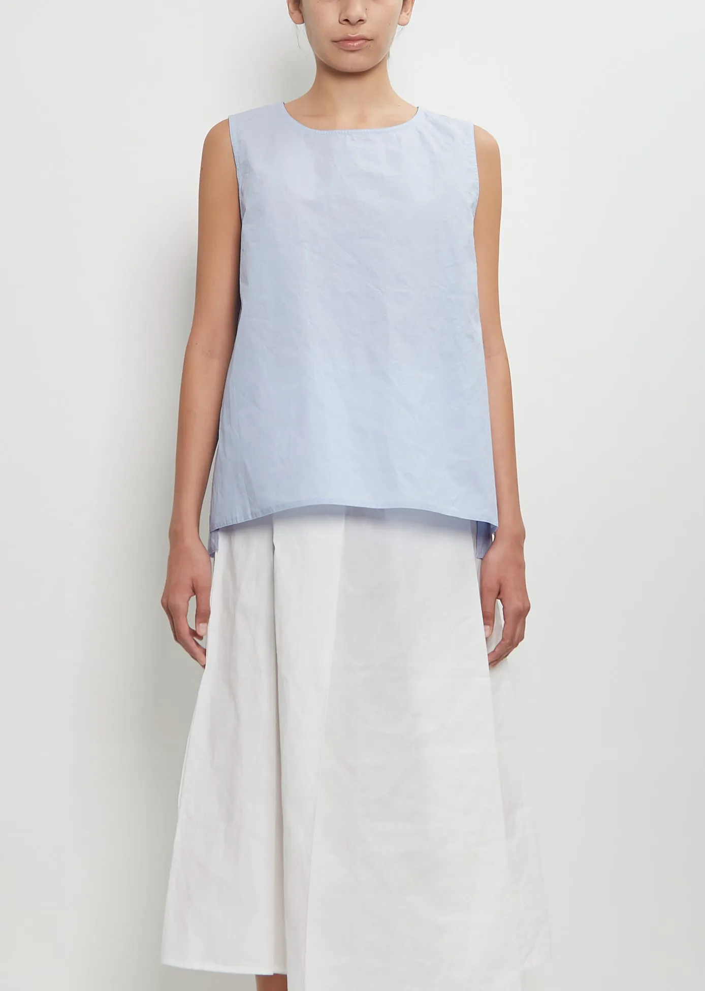 Cotton Brody Loose Top — Sky sold by La Garconne