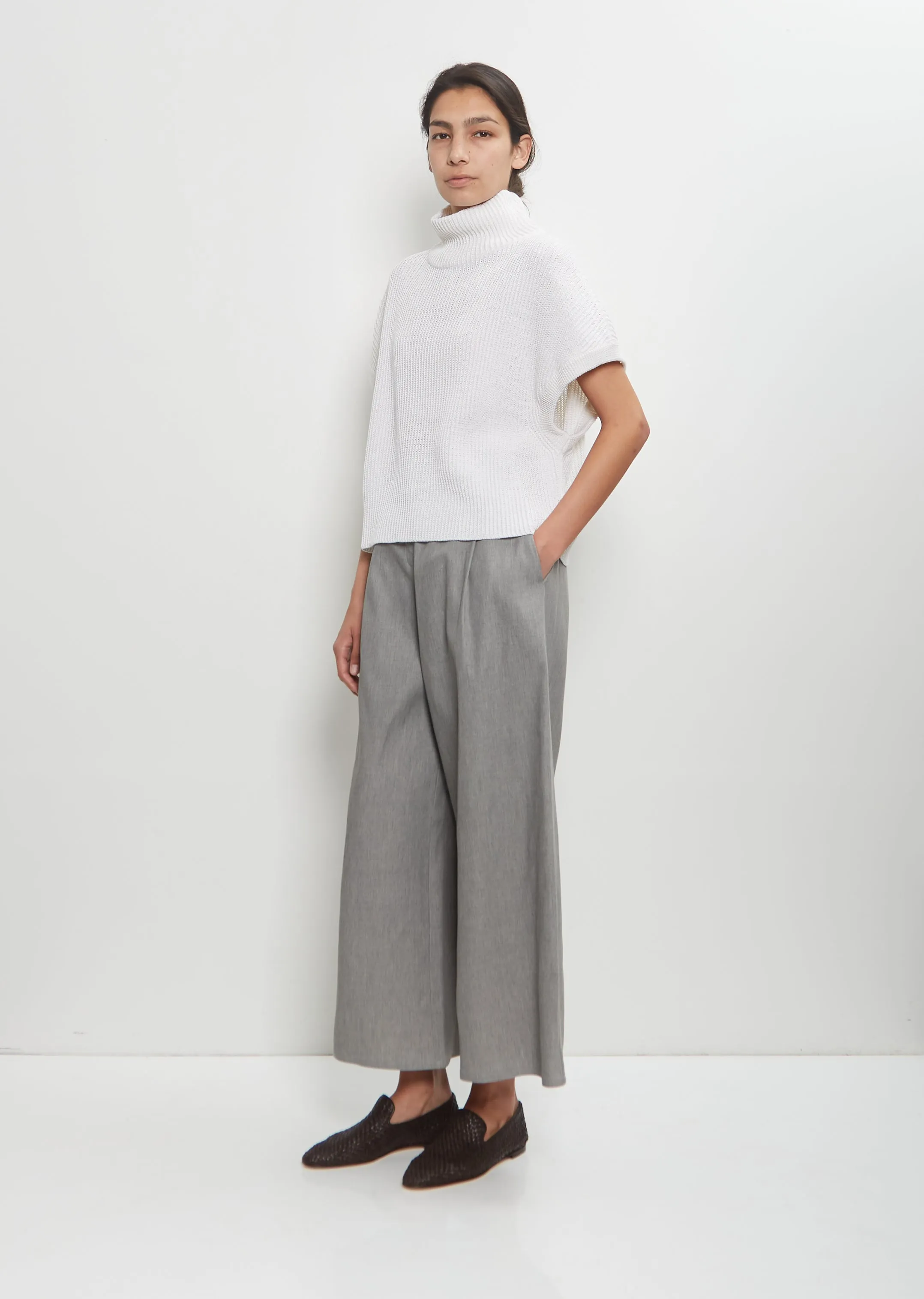 Cotton Full Jean Pants — Tortora sold by La Garconne product image thumbnail 4