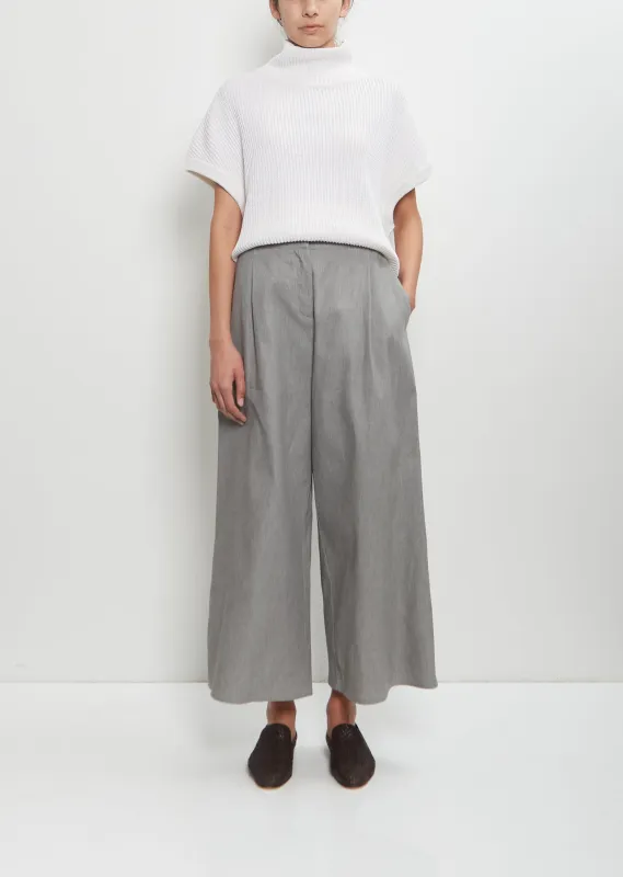 Cotton Full Jean Pants — Tortora sold by La Garconne