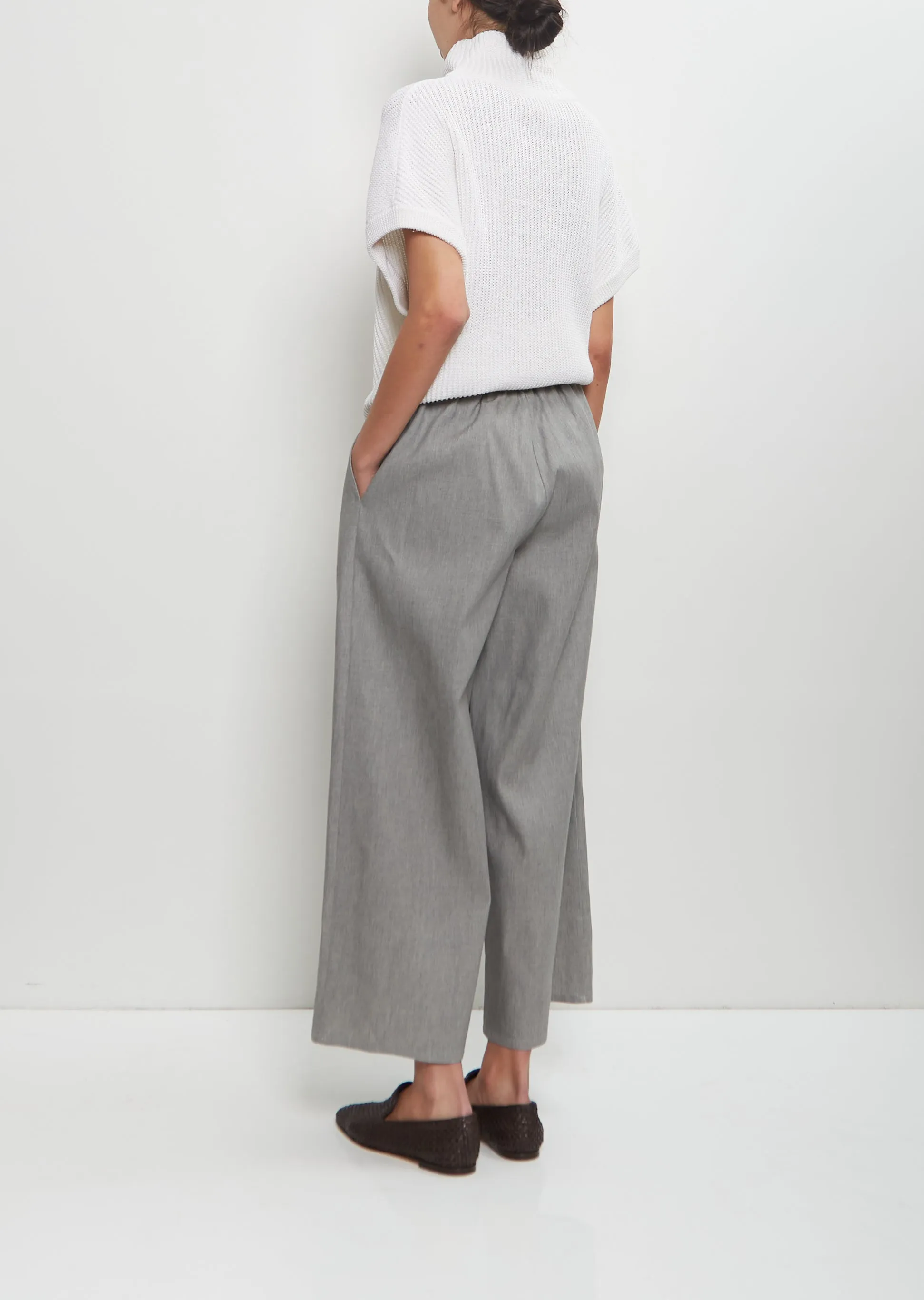 Cotton Full Jean Pants — Tortora sold by La Garconne product image thumbnail 3