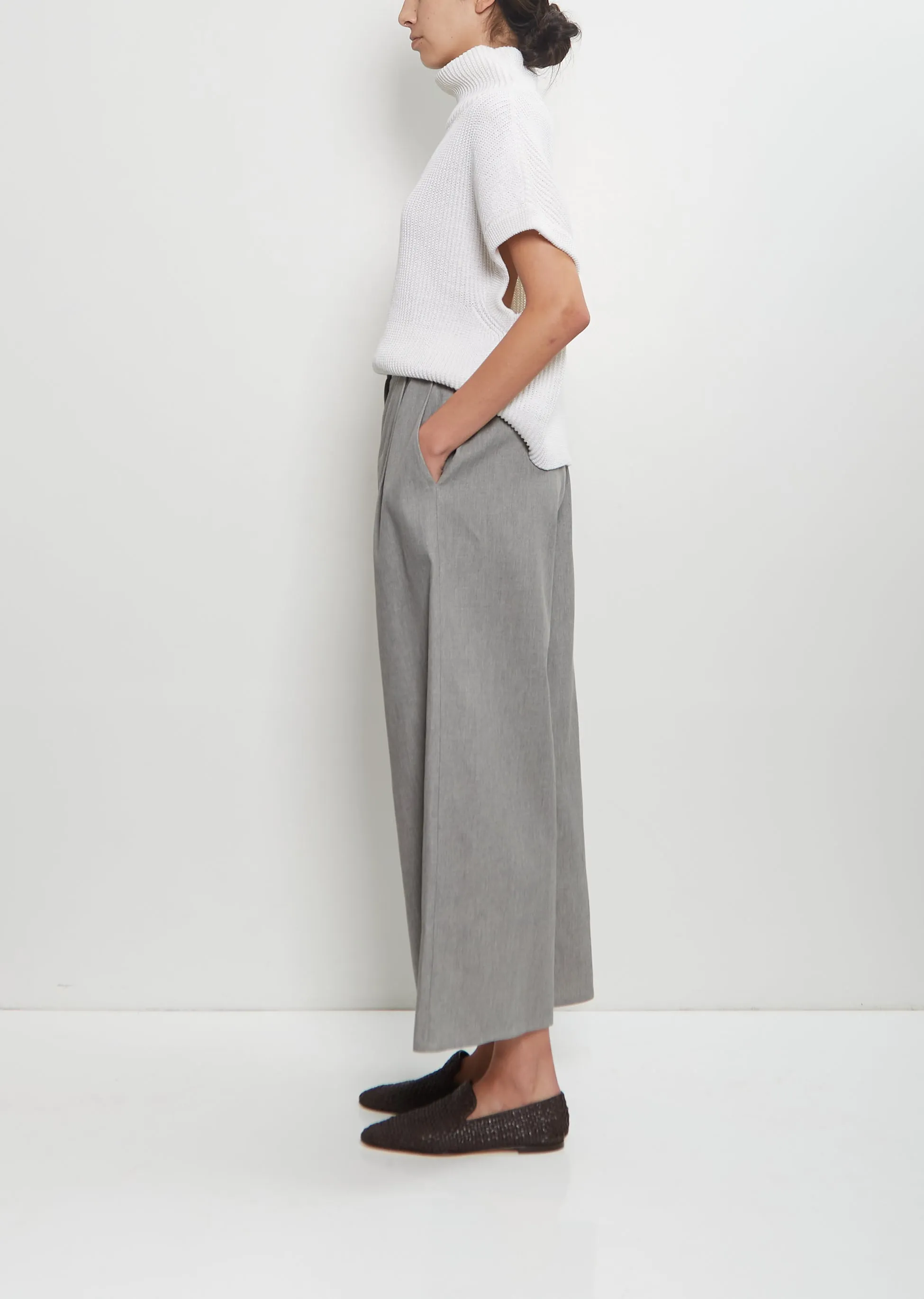 Cotton Full Jean Pants — Tortora sold by La Garconne product image thumbnail 2