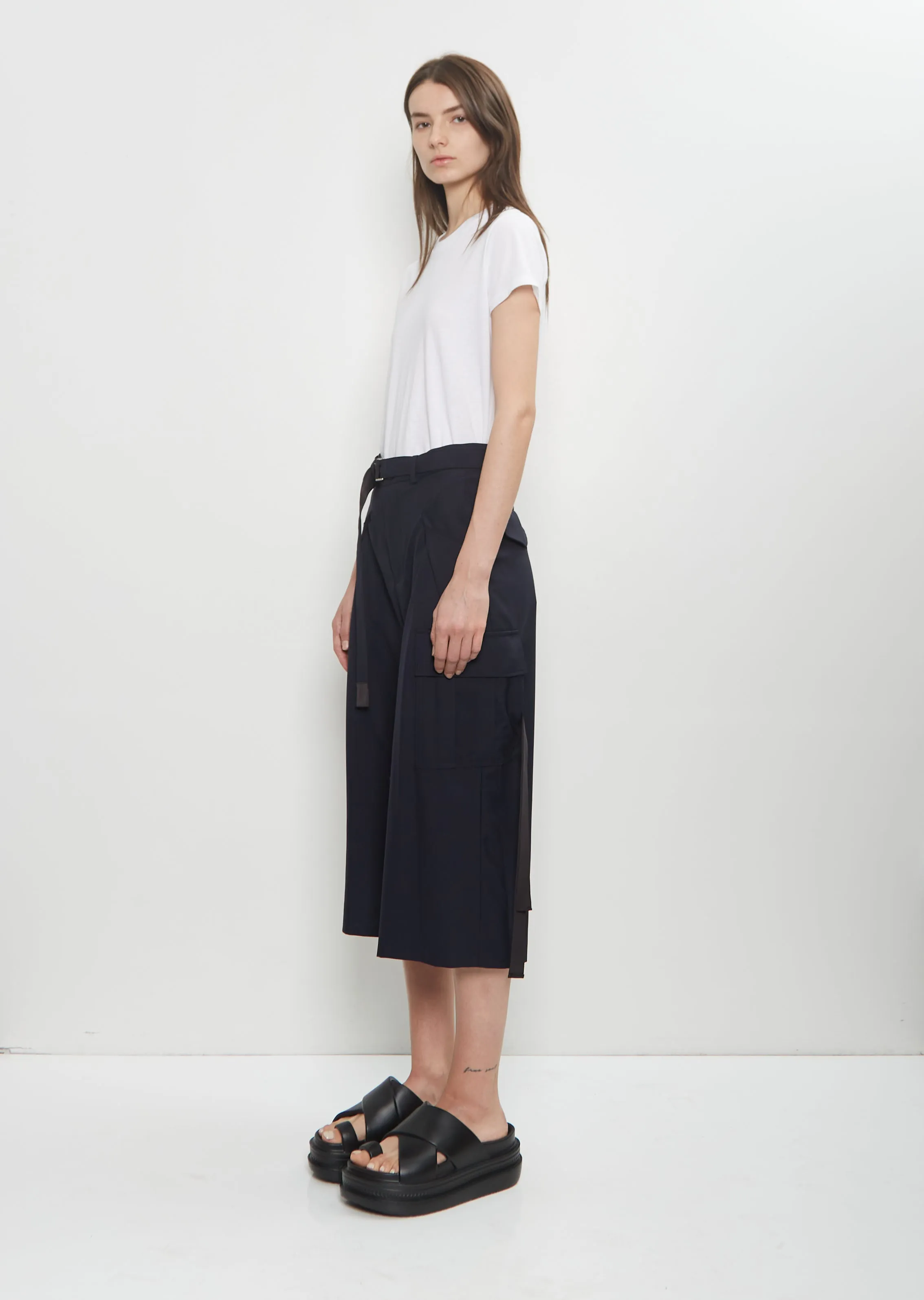 Suiting Cropped Pants sold by La Garconne product image thumbnail 4