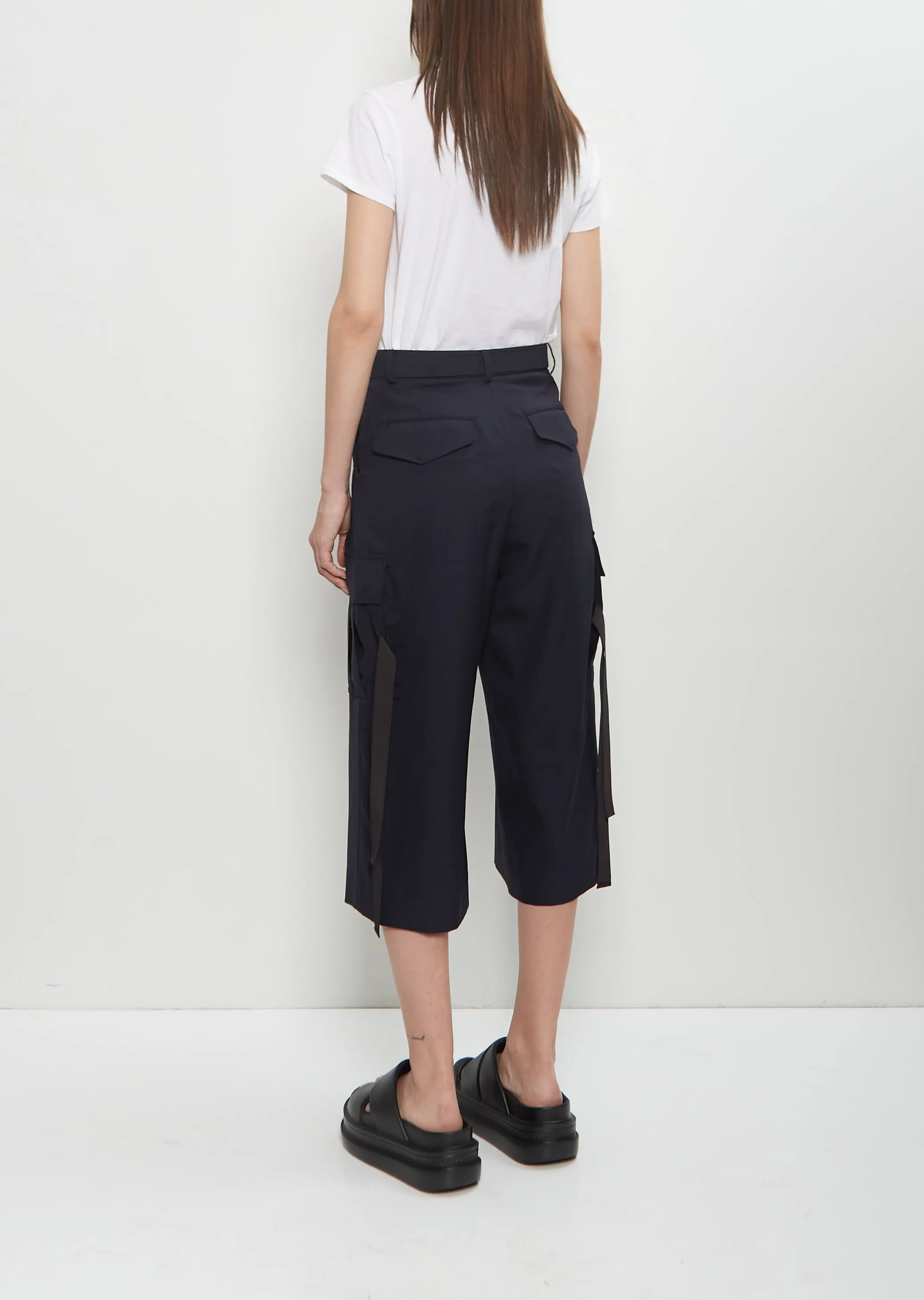 Suiting Cropped Pants sold by La Garconne product image thumbnail 3