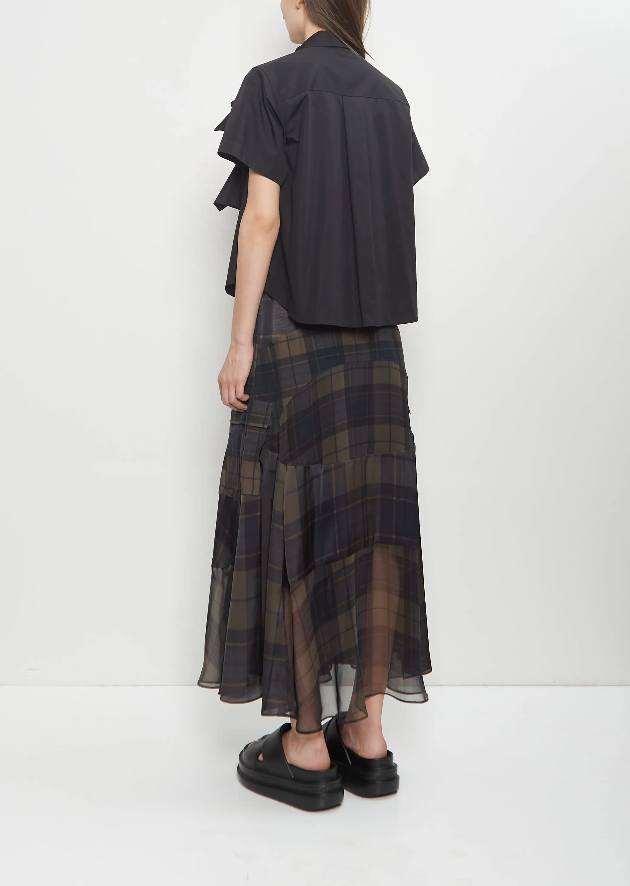 Poplin Layered Shirt sold by La Garconne product image thumbnail 3