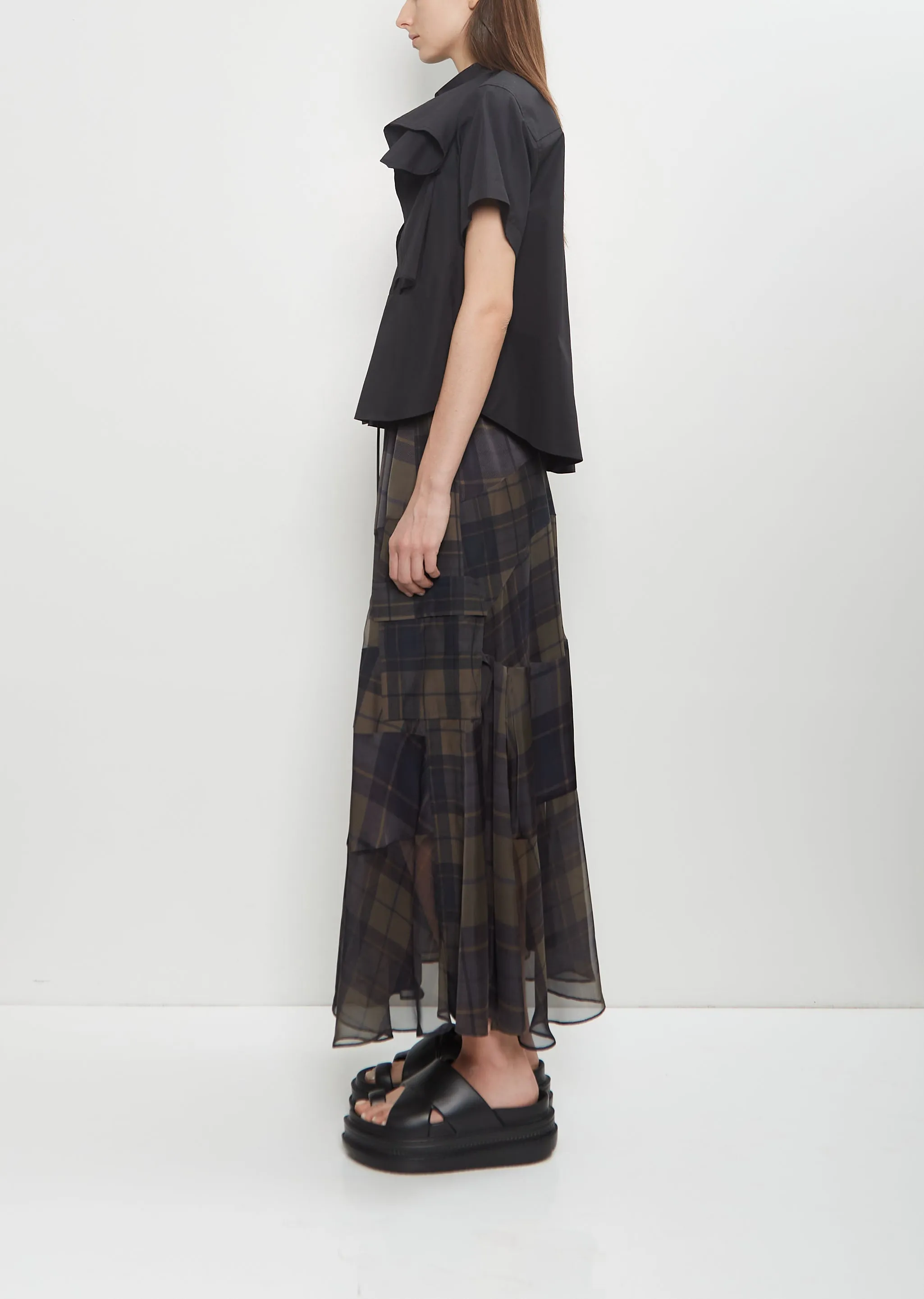 Poplin Layered Shirt sold by La Garconne product image thumbnail 2