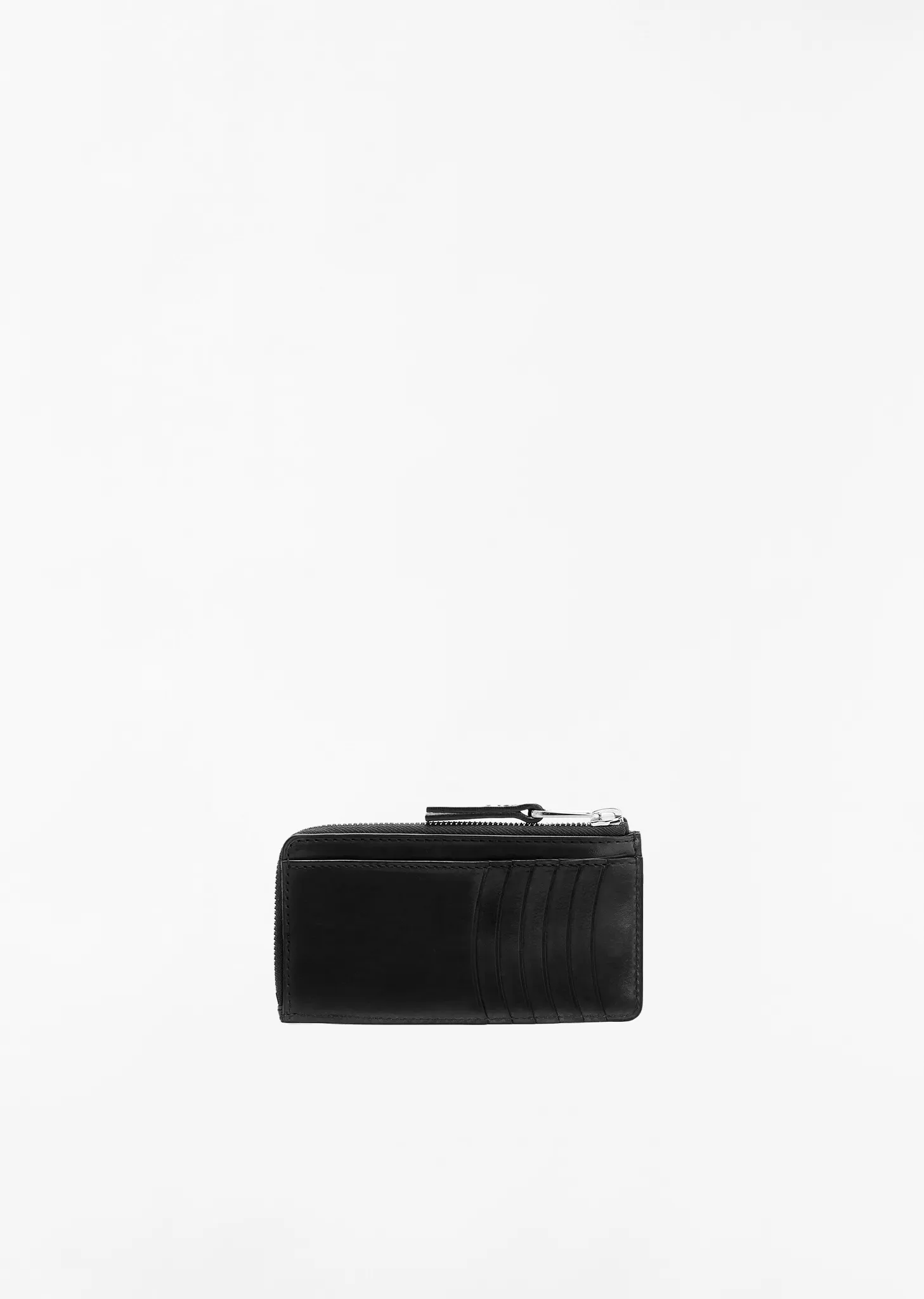 Patina Zip Coin Card Holder — Black sold by La Garconne product image thumbnail 2