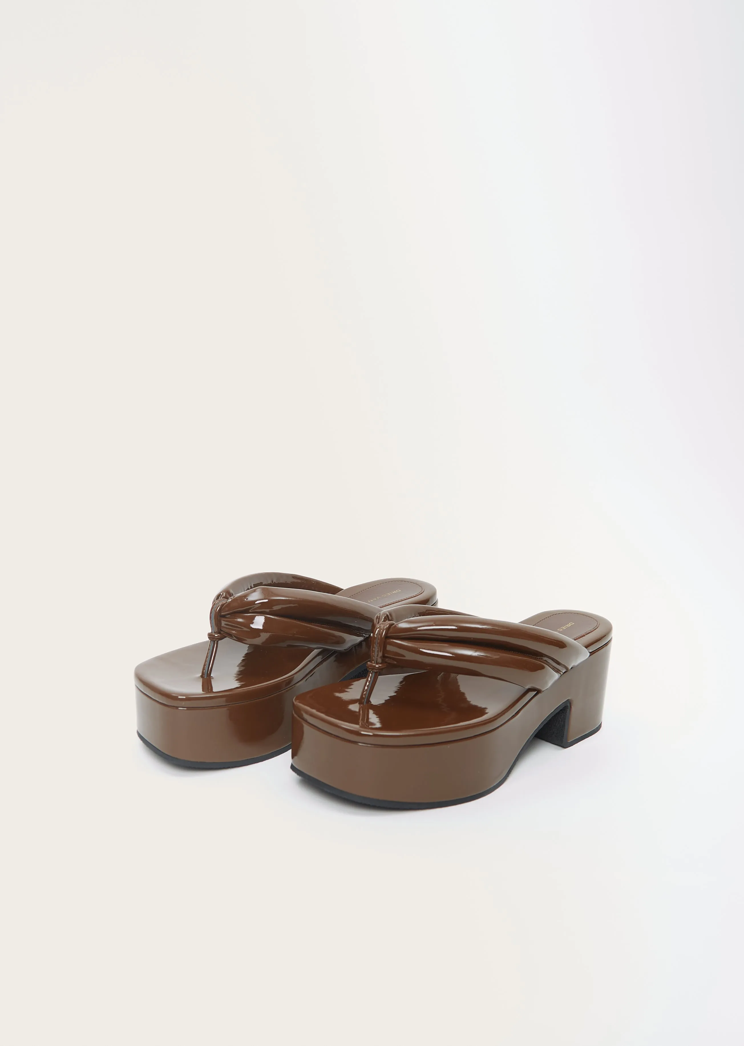 Patent Leather Platform Sandal sold by La Garconne product image thumbnail 2