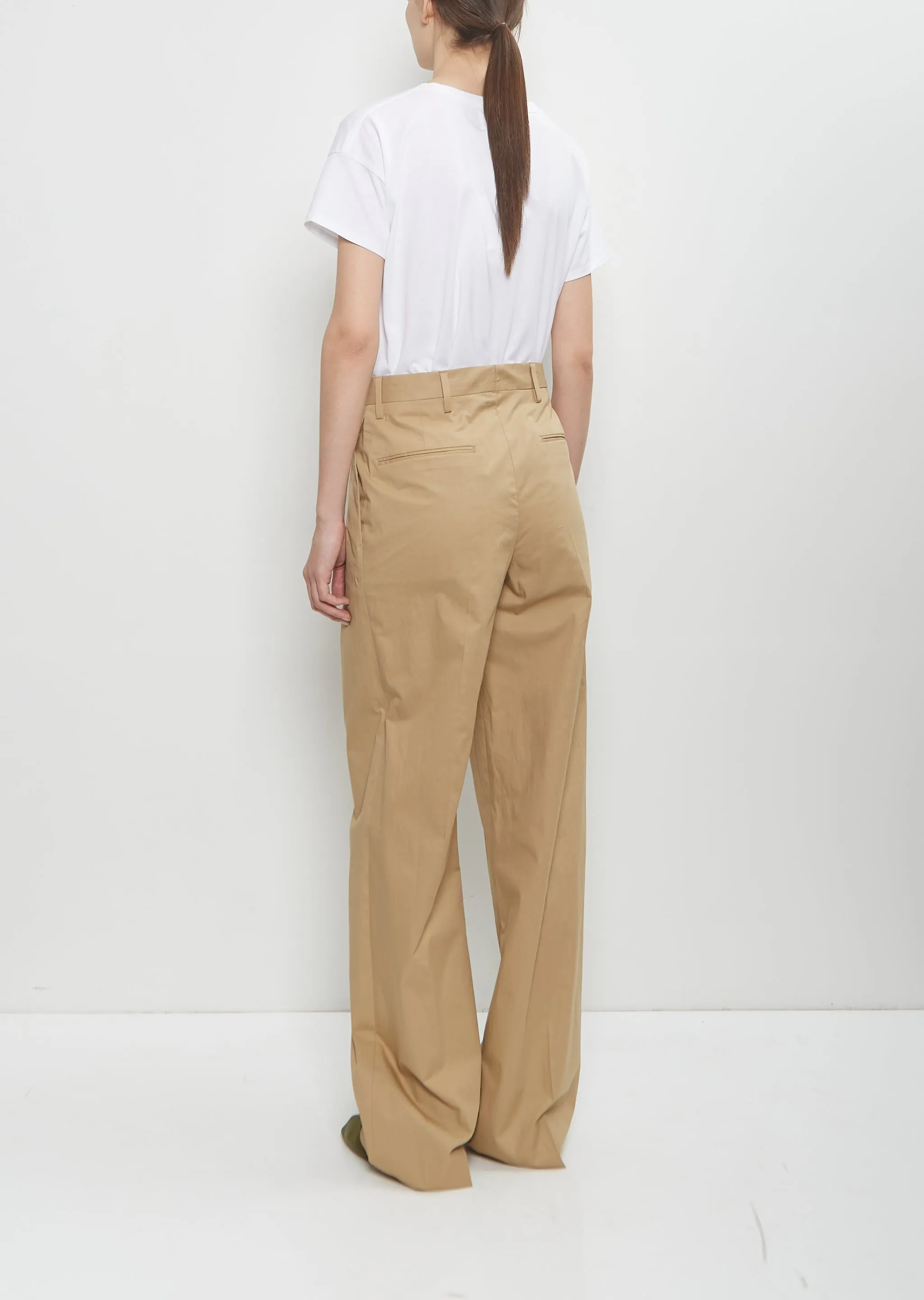 Cotton Portias Pants — Beige sold by La Garconne product image thumbnail 3