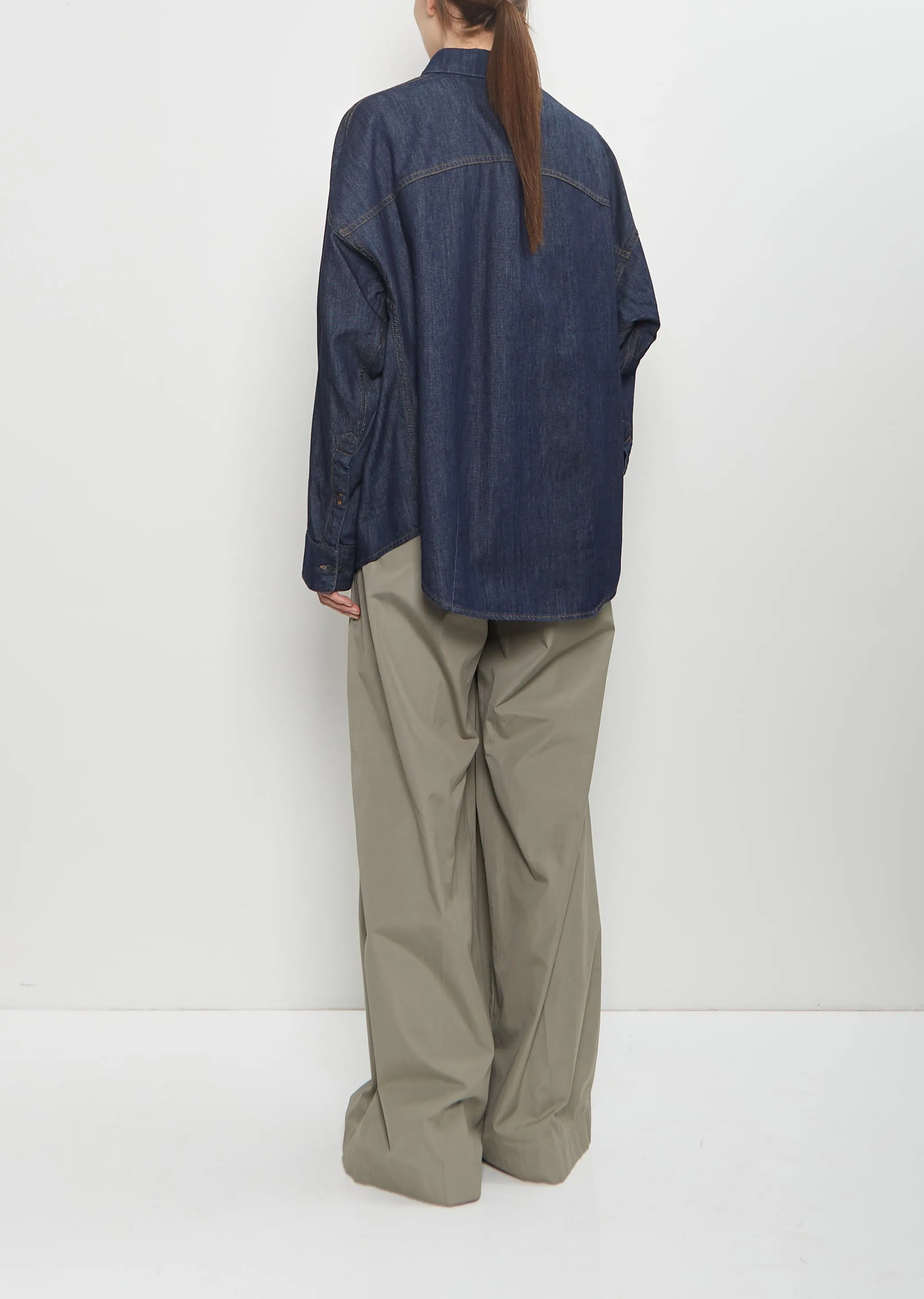 Cotton Denim Casio Shirt — Indigo sold by La Garconne product image thumbnail 3