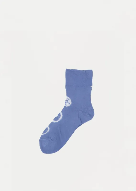Shibori Socks — Blue sold by La Garconne