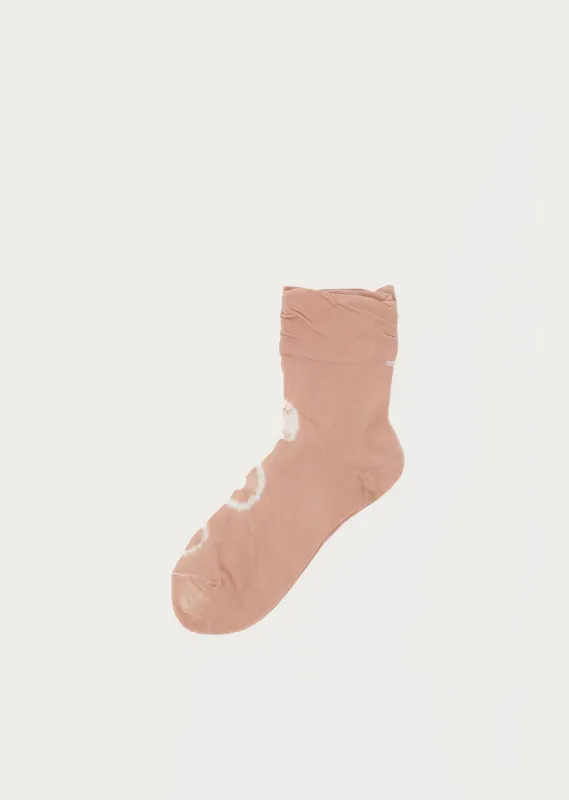 Shibori Socks — Beige sold by La Garconne
