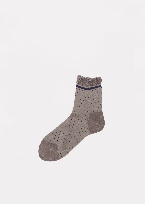 The Sky Point Socks — Silver sold by La Garconne