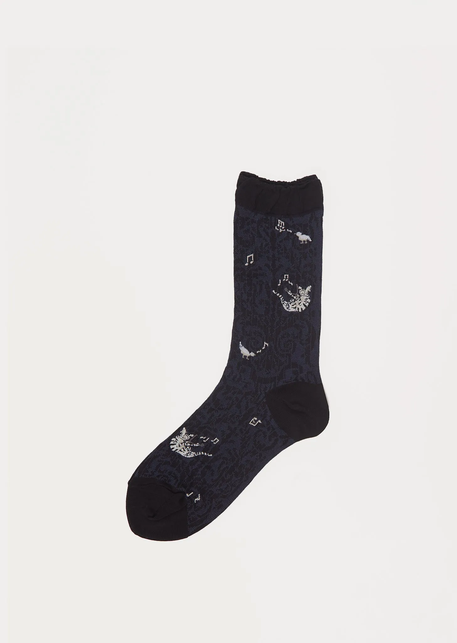 Duet and Chorus Socks — Black sold by La Garconne
