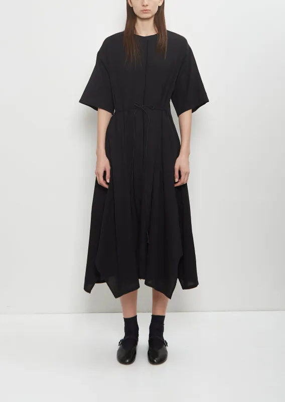 Biwa Yoryu Cotton Dress — Black sold by La Garconne