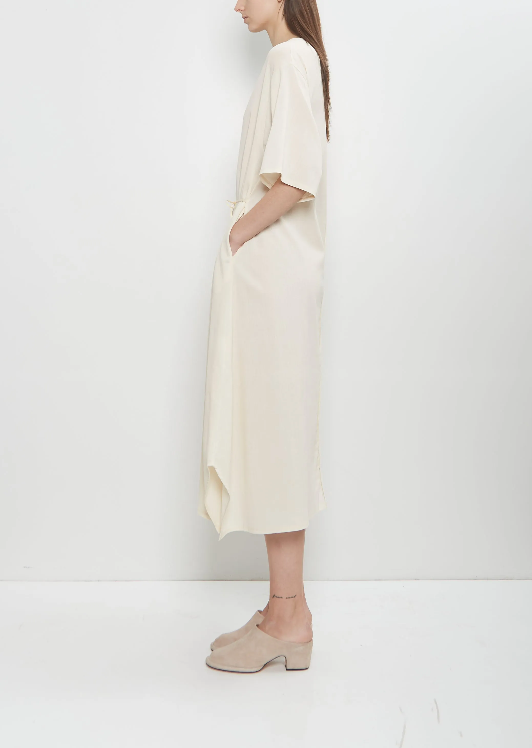 Biwa Yoryu Cotton Dress — Ivory sold by La Garconne product image thumbnail 2
