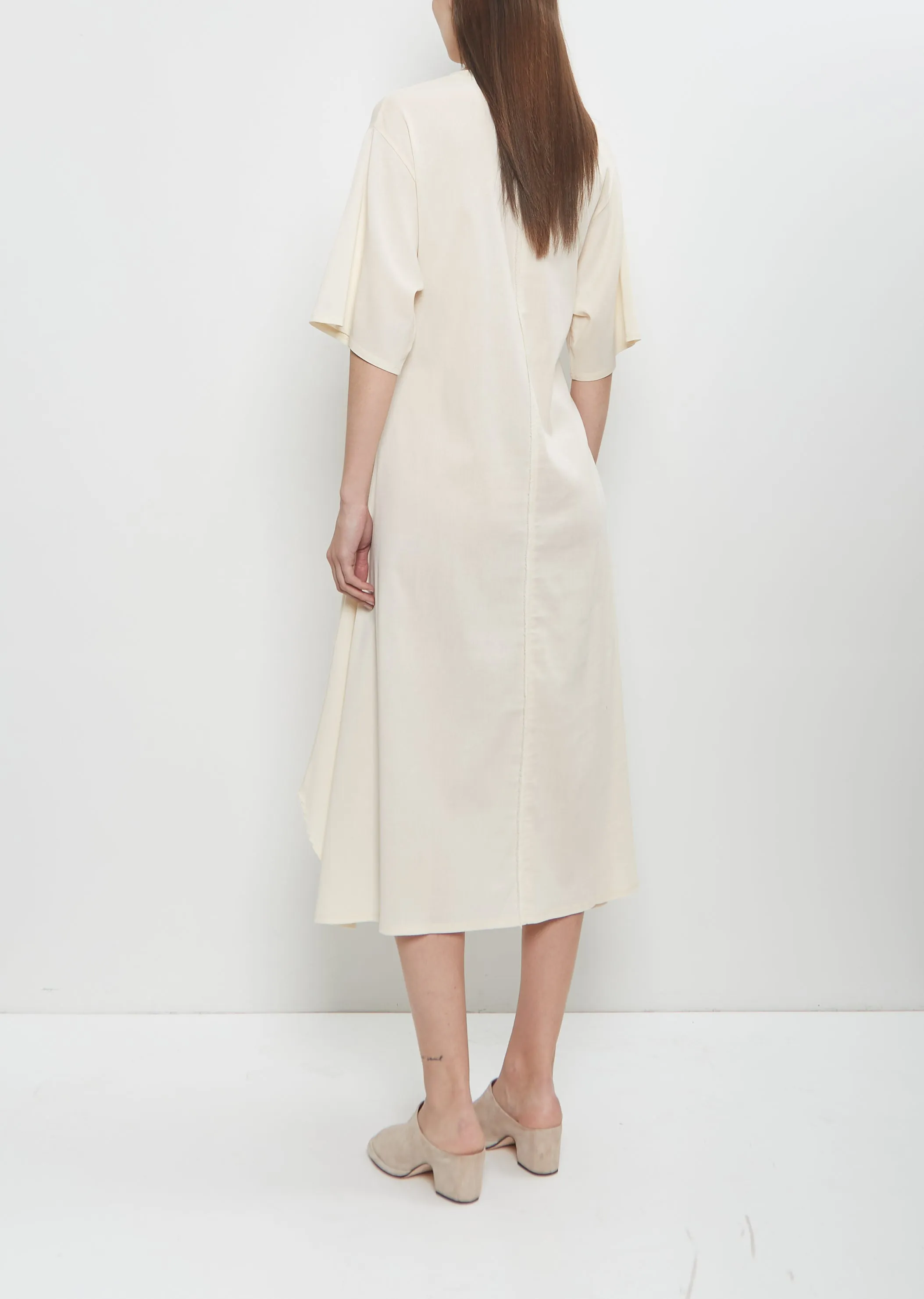 Biwa Yoryu Cotton Dress — Ivory sold by La Garconne product image thumbnail 3